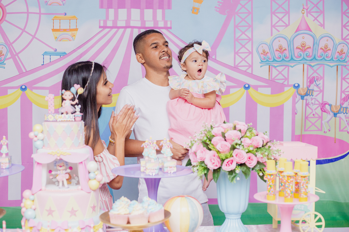 Festa Infantil - Aniversário 1 ano - Fotografia de evento - Maria Júlia