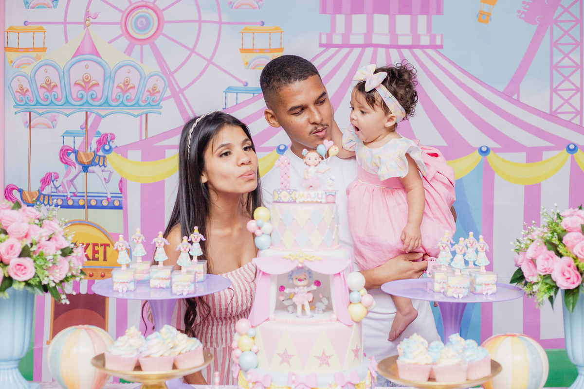 Festa Infantil - Aniversário 1 ano - Fotografia de evento - Maria Júlia