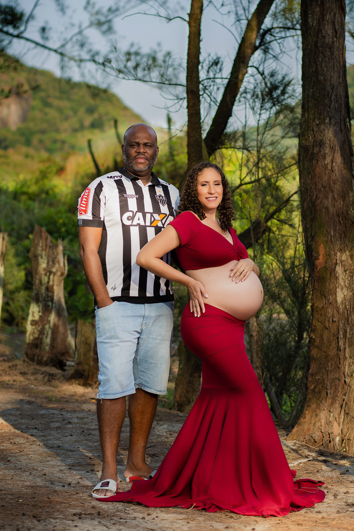 Ensaio de gestante Externo - Gestante Erica - Praia de Grumari - Ensaio de gestante praia de Grumari