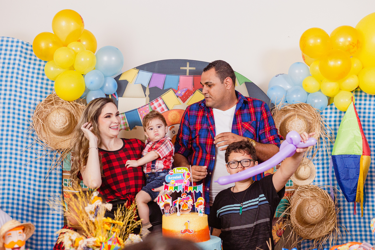 Festa Infantil - Fotografia de evento - Aniversário 1 ano - Ìtalo