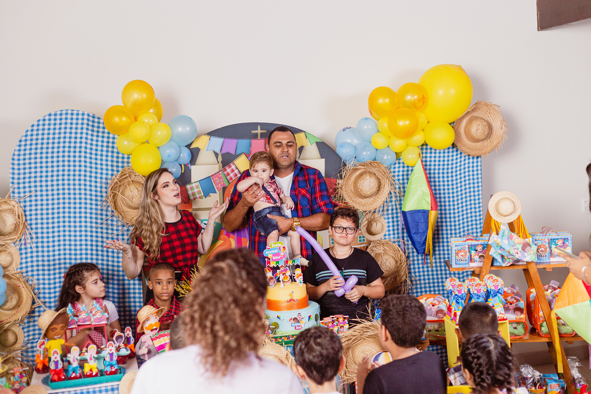 Festa Infantil - Fotografia de evento - Aniversário 1 ano - Ìtalo