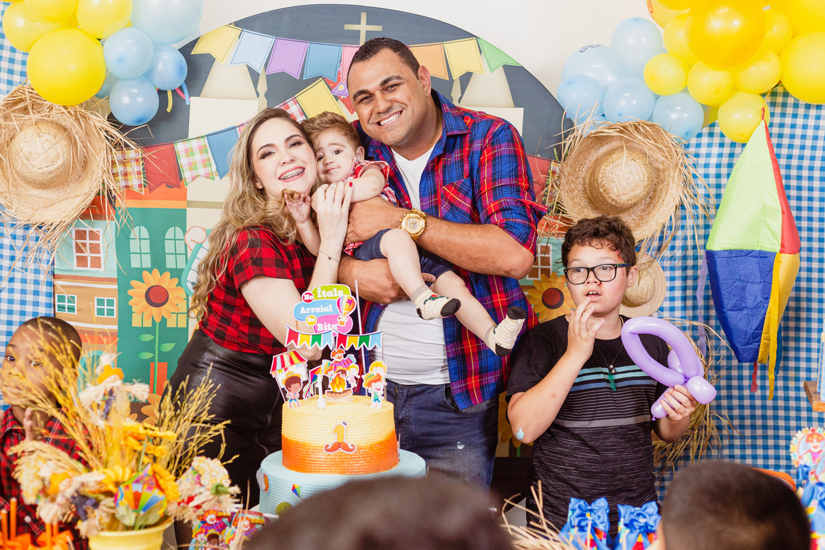 Festa Infantil - Fotografia de evento - Aniversário 1 ano - Ìtalo