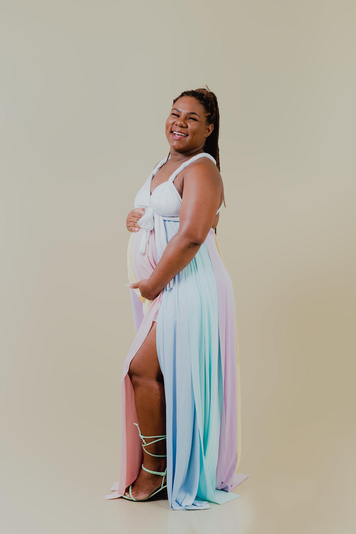 Ensaio Gestante - Ensaio estúdio - Gestante Rayssa