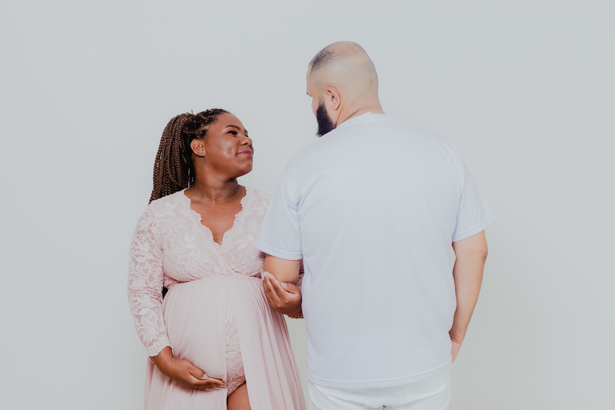 Ensaio Gestante - Ensaio estúdio - Gestante Rayssa