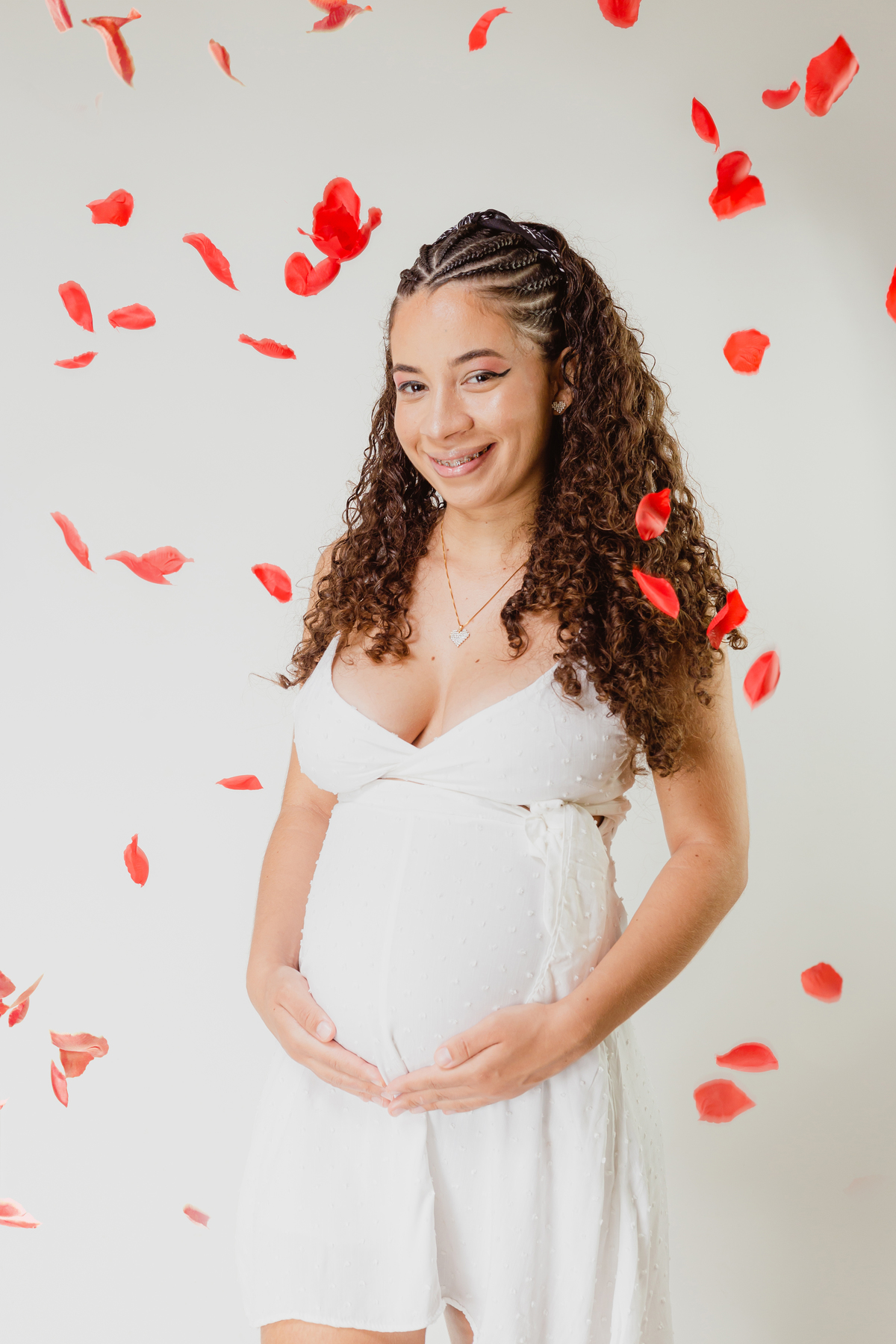 Ensaio Gestante - Ensaio estúdio - Ensaio de gestante Estudio - Gestante Jennyfher