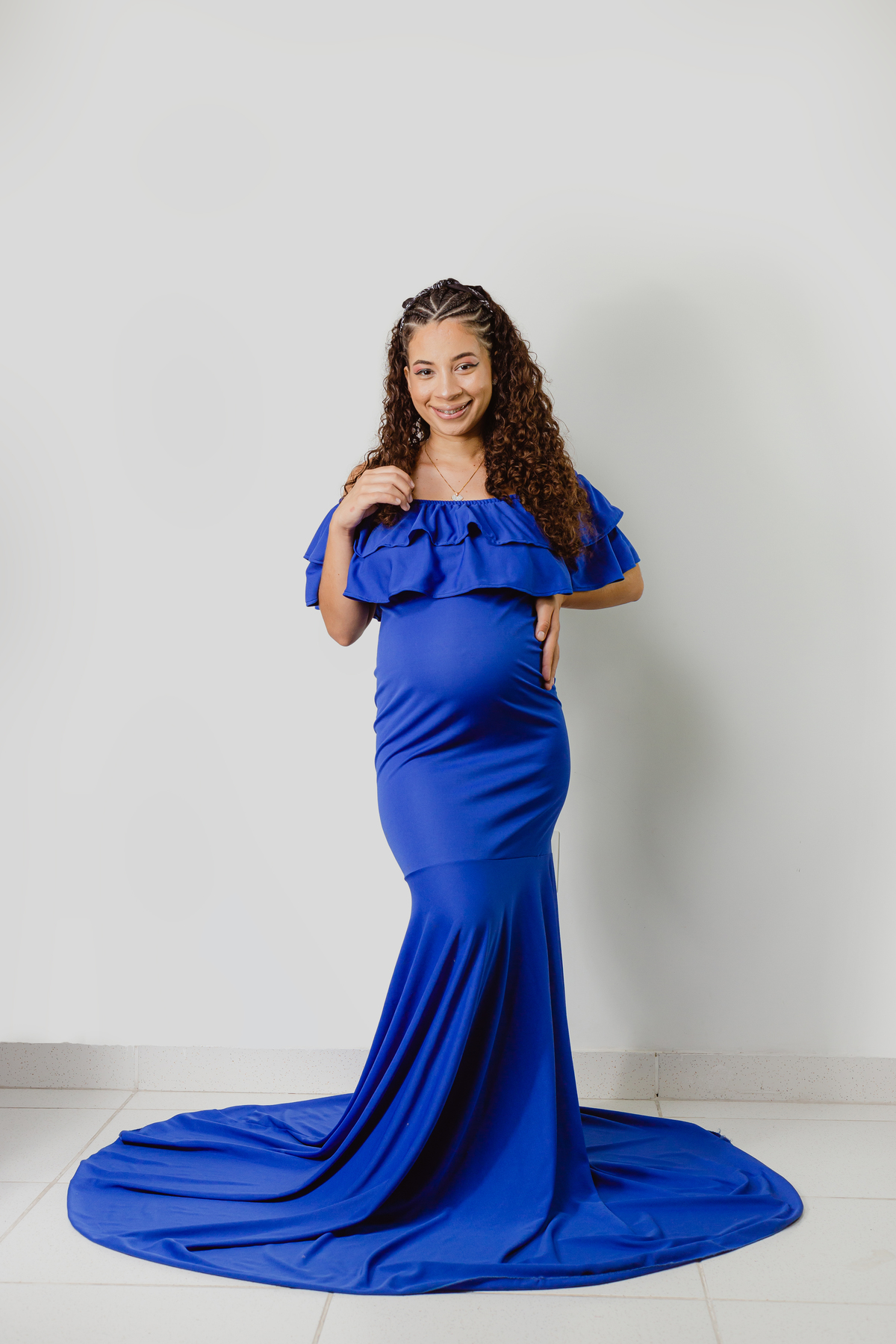 Ensaio Gestante - Ensaio estúdio - Ensaio de gestante Estudio - Gestante Jennyfher