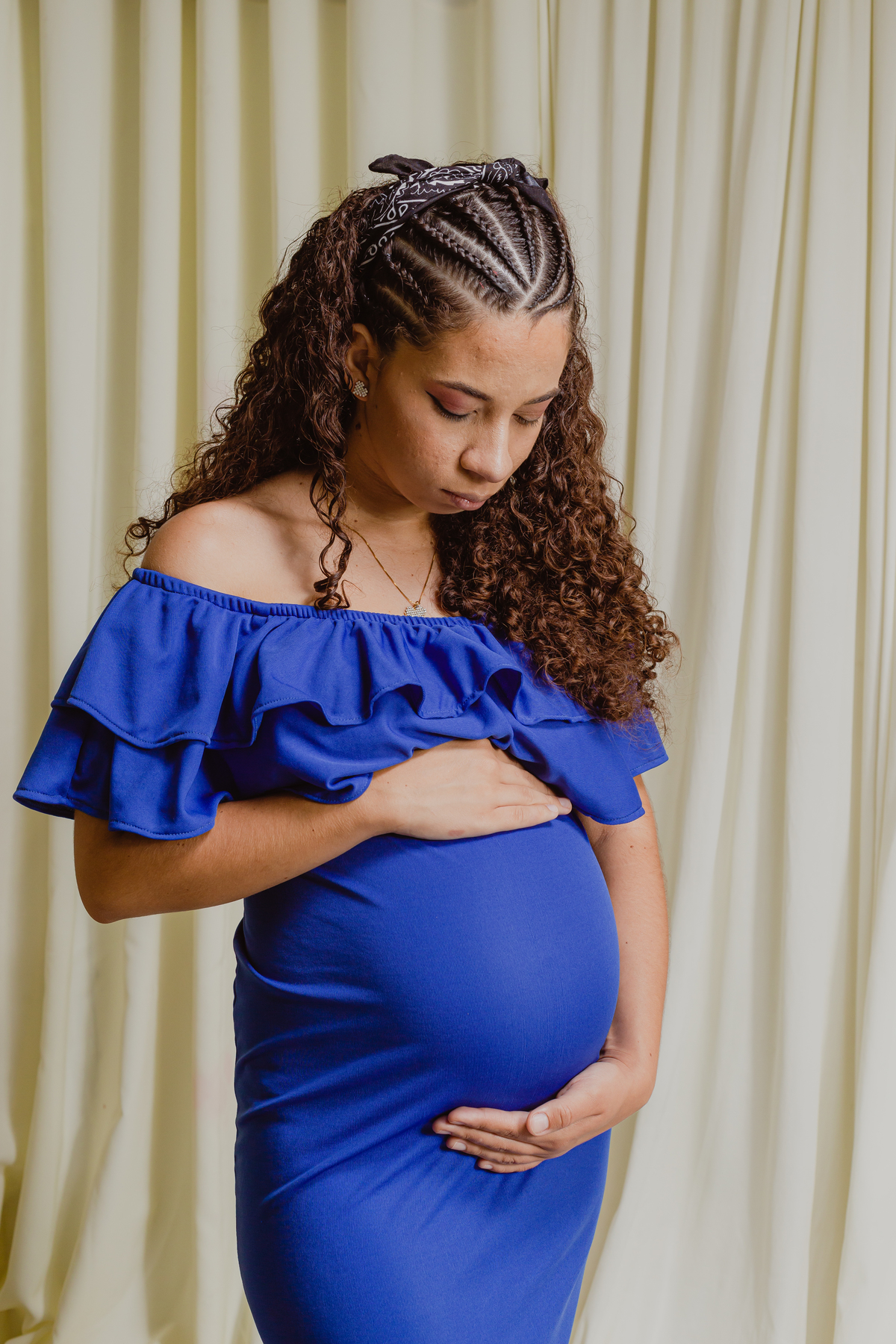 Ensaio Gestante - Ensaio estúdio - Ensaio de gestante Estudio - Gestante Jennyfher