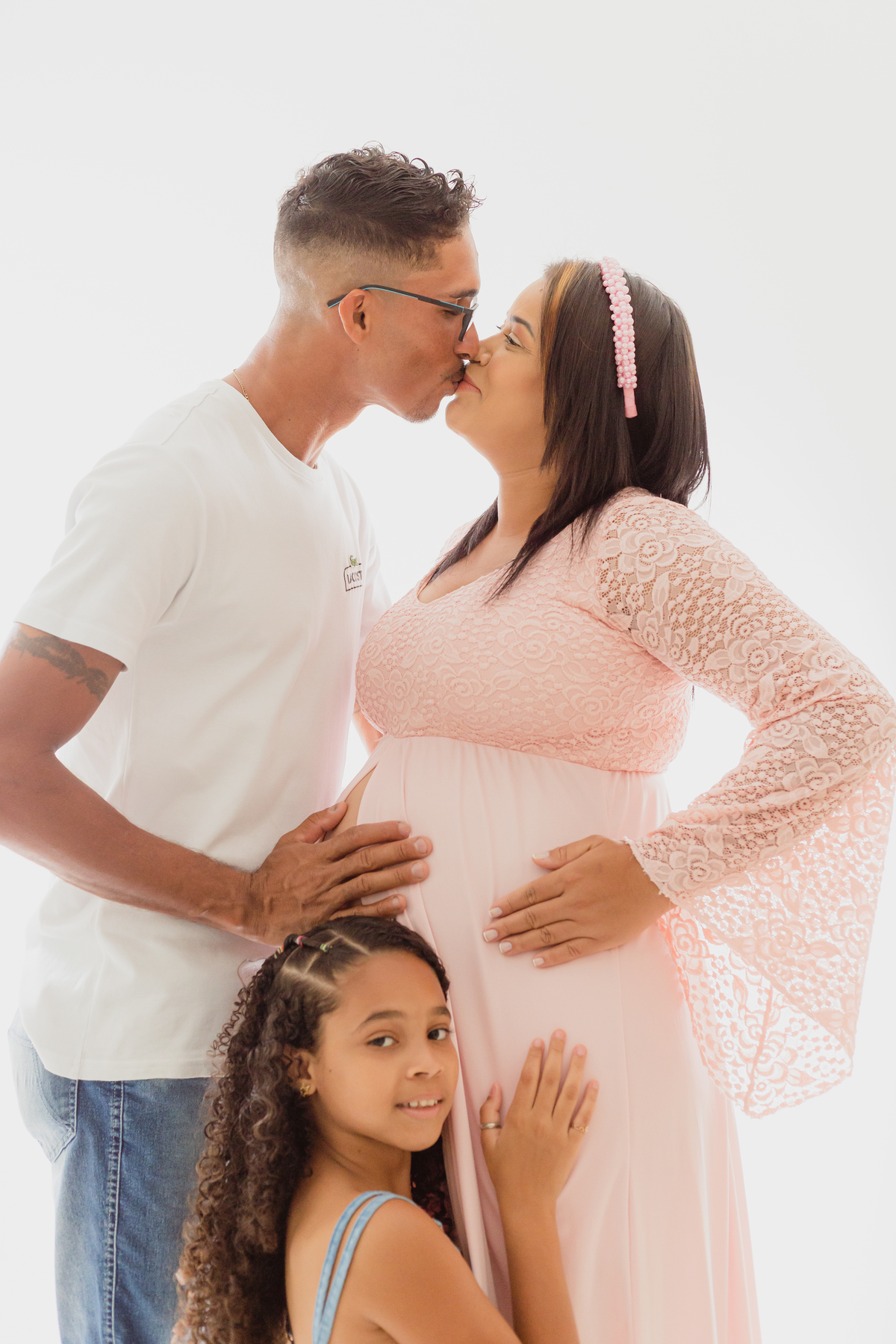 Ensaio Gestante - Ensaio estúdio - Ensaio de gestante Estudio - Gestante Fabiana