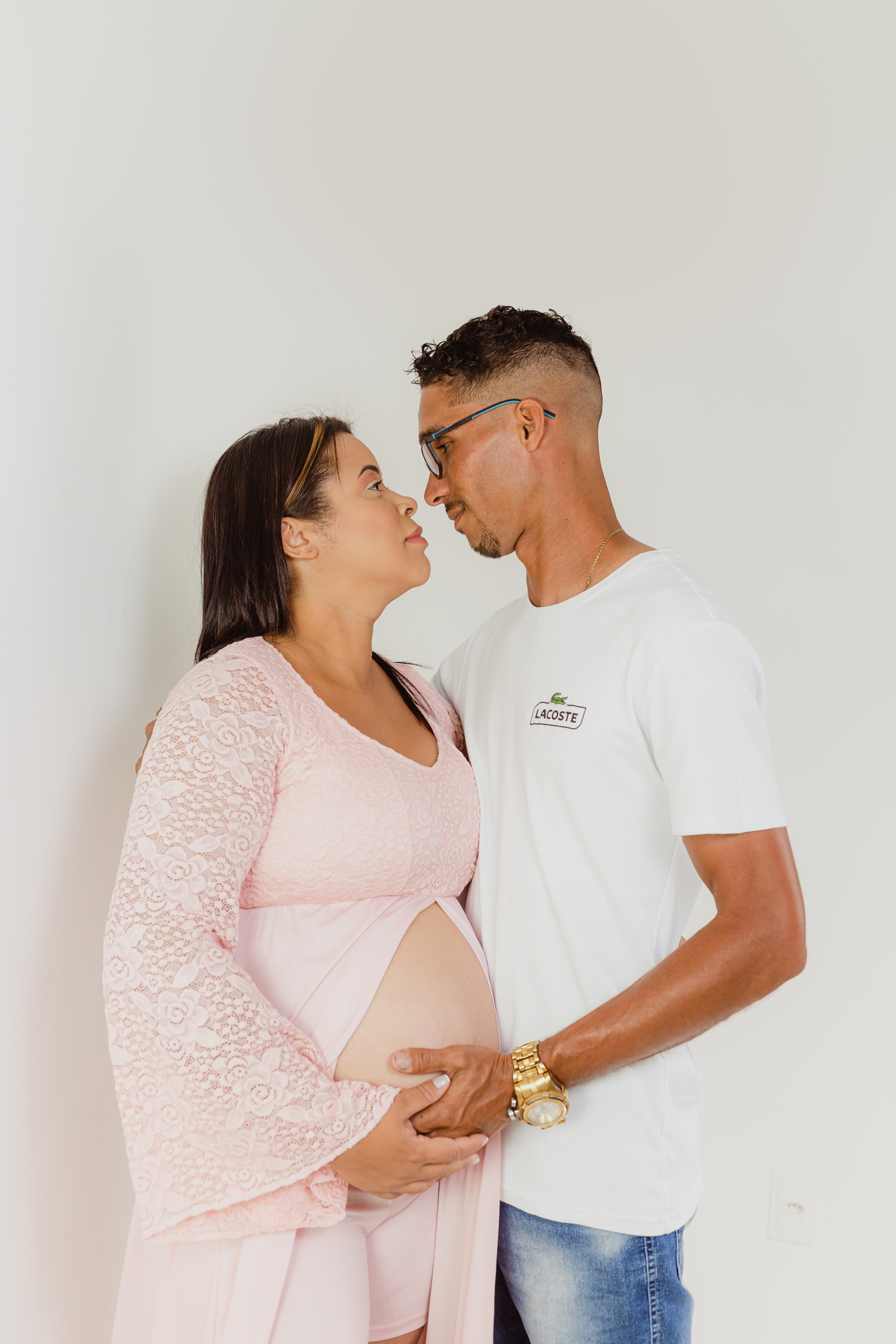 Ensaio Gestante - Ensaio estúdio - Ensaio de gestante Estudio - Gestante Fabiana