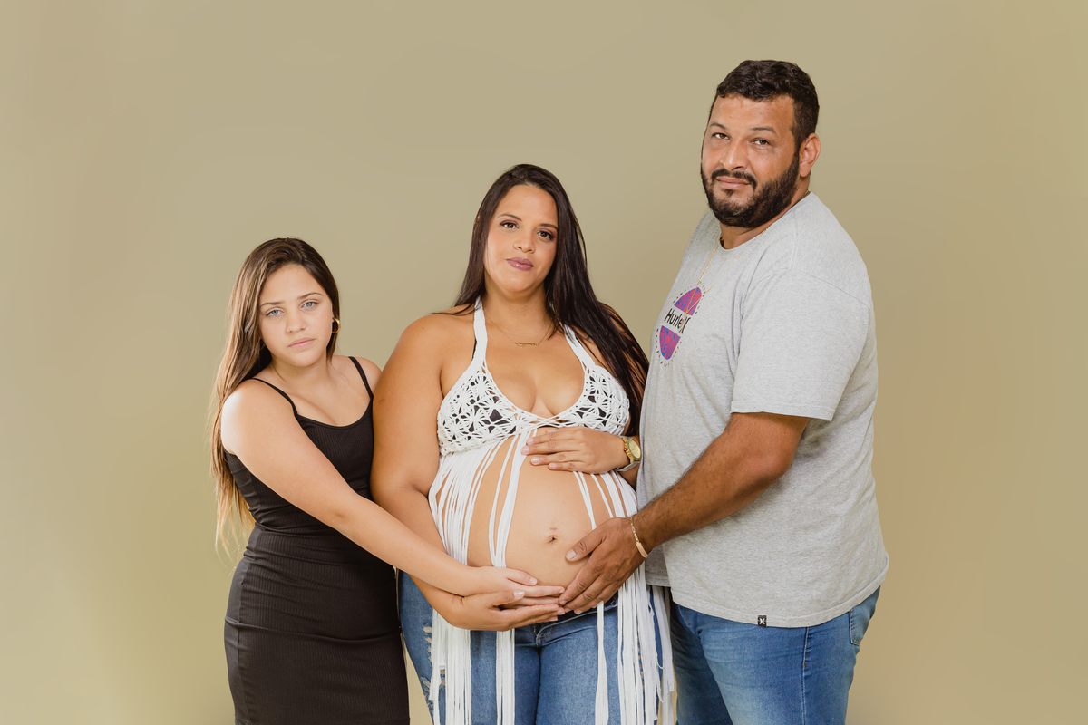 Ensaio Gestante - Ensaio estúdio - Ensaio de gestante Estudio - Gestante Cibelle