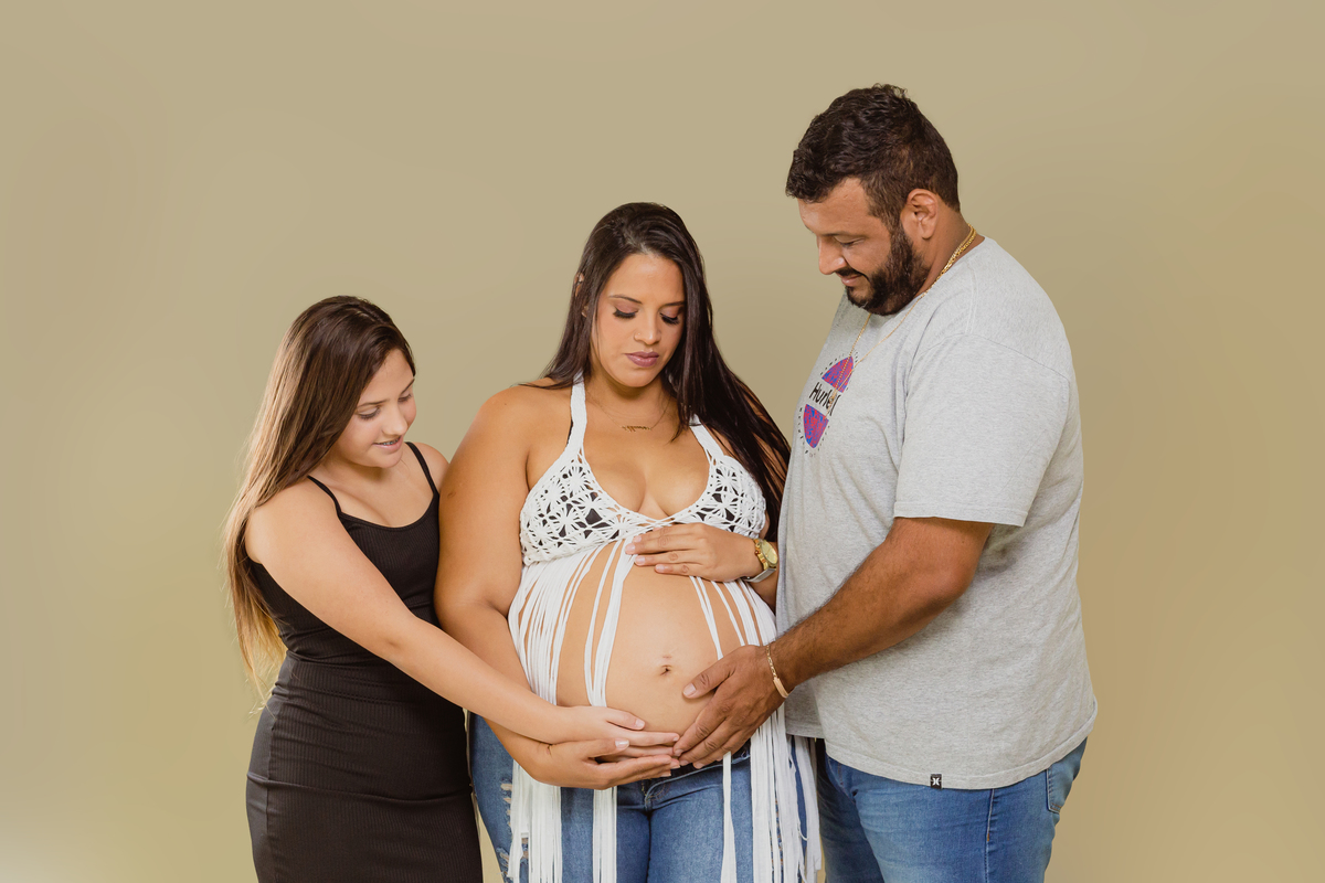 Ensaio Gestante - Ensaio estúdio - Ensaio de gestante Estudio - Gestante Cibelle