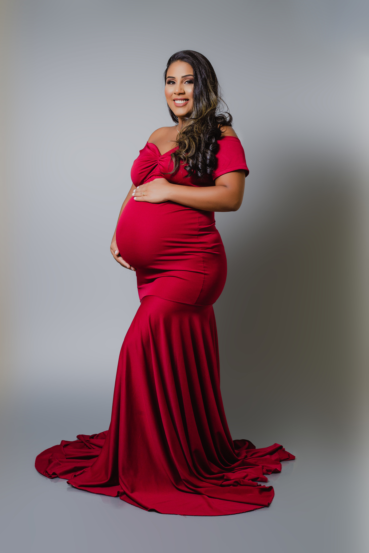 Ensaio Gestante - Ensaio estúdio - Ensaio de gestante Estudio- Ensaio de gestante semi nu - Gestante Thayna