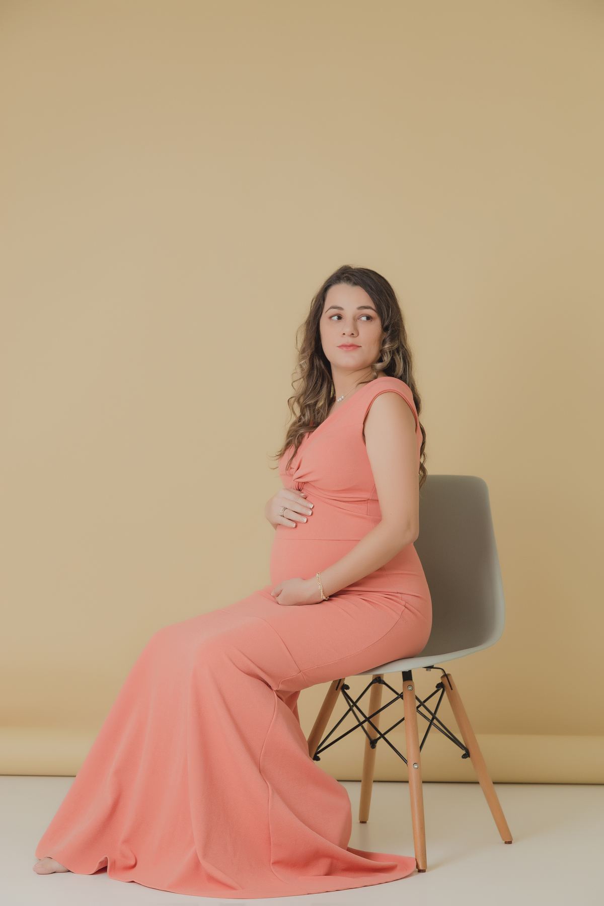 Ensaio gestante estúdio