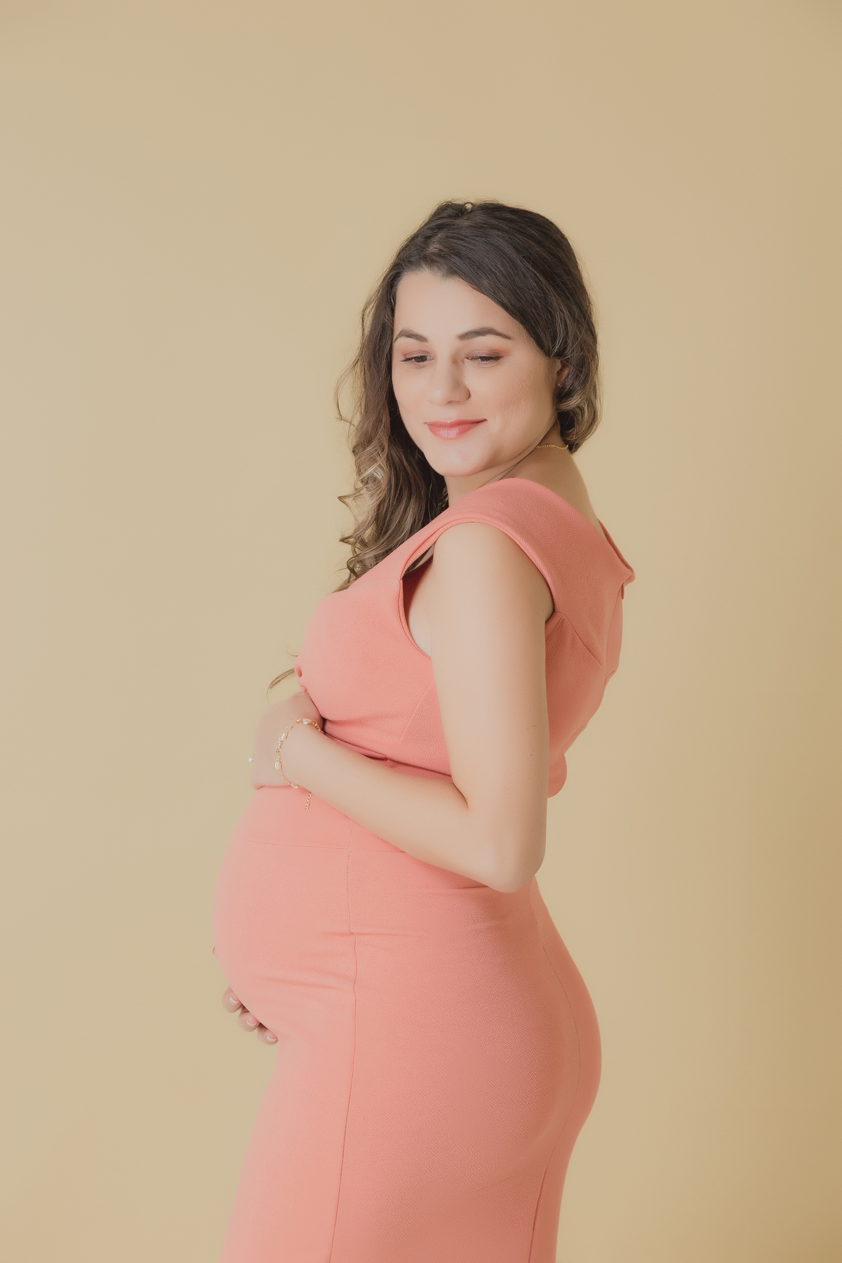 Ensaio gestante estúdio