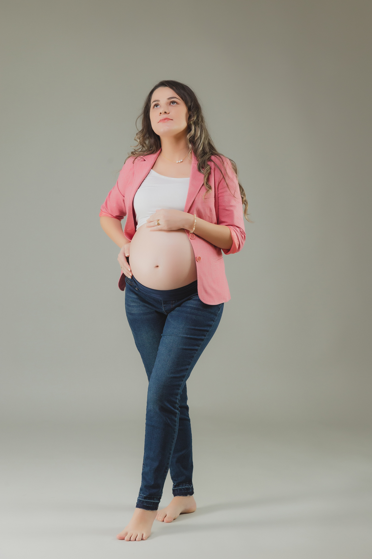 Ensaio gestante estúdio