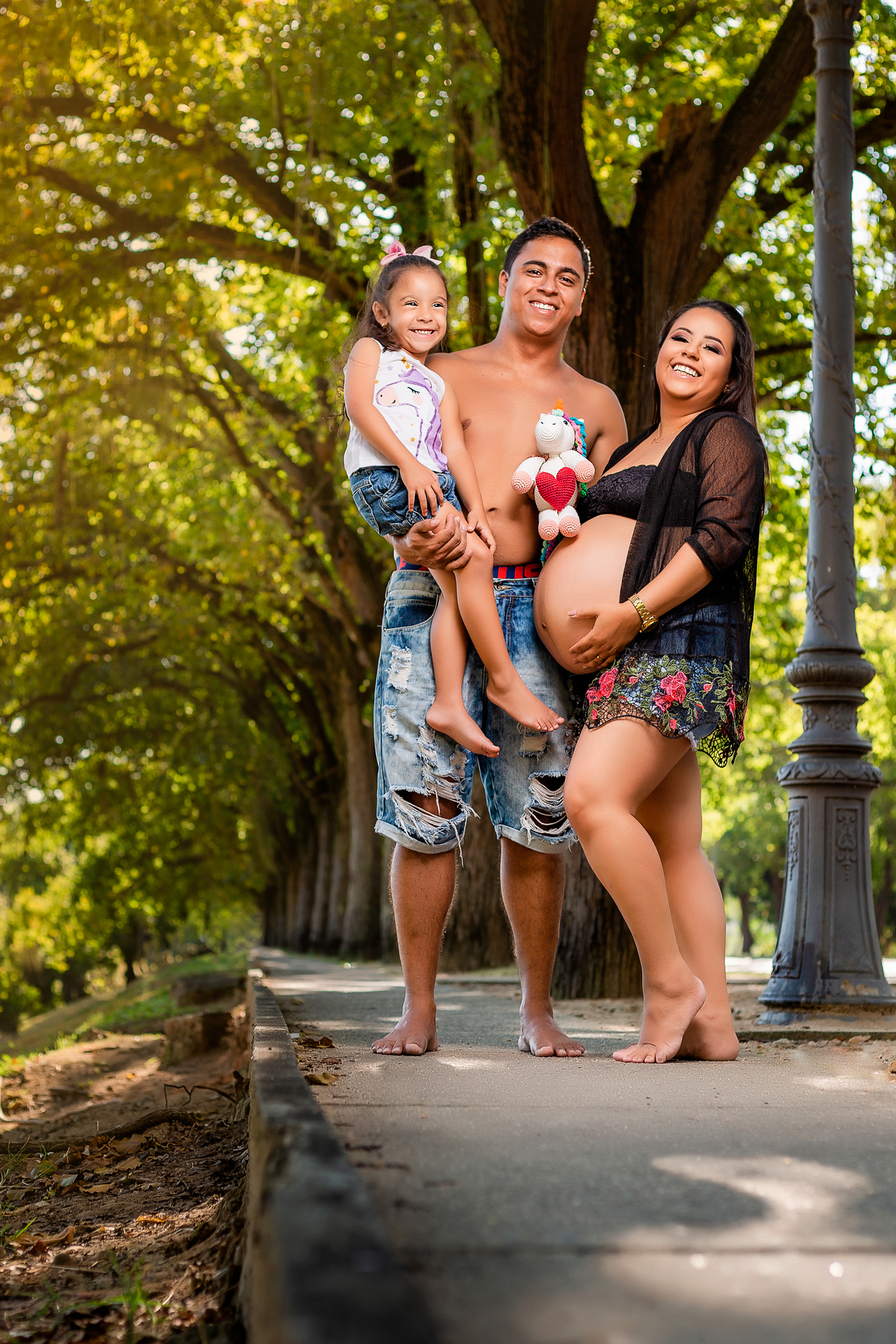 Ensaio de Gestante- Ensaio de gestante Quinta da Boa Vista, RJ - Gestante Aline Melo