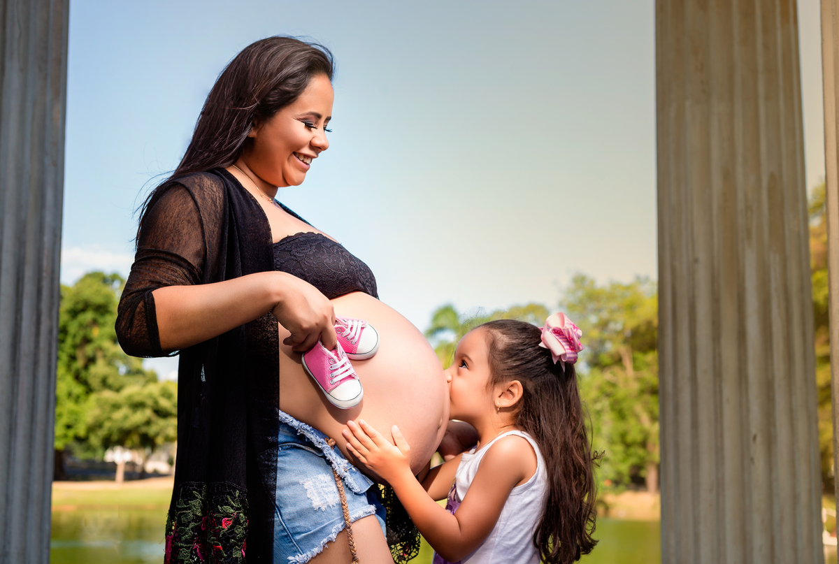 Ensaio de Gestante- Ensaio de gestante Quinta da Boa Vista, RJ - Gestante Aline Melo