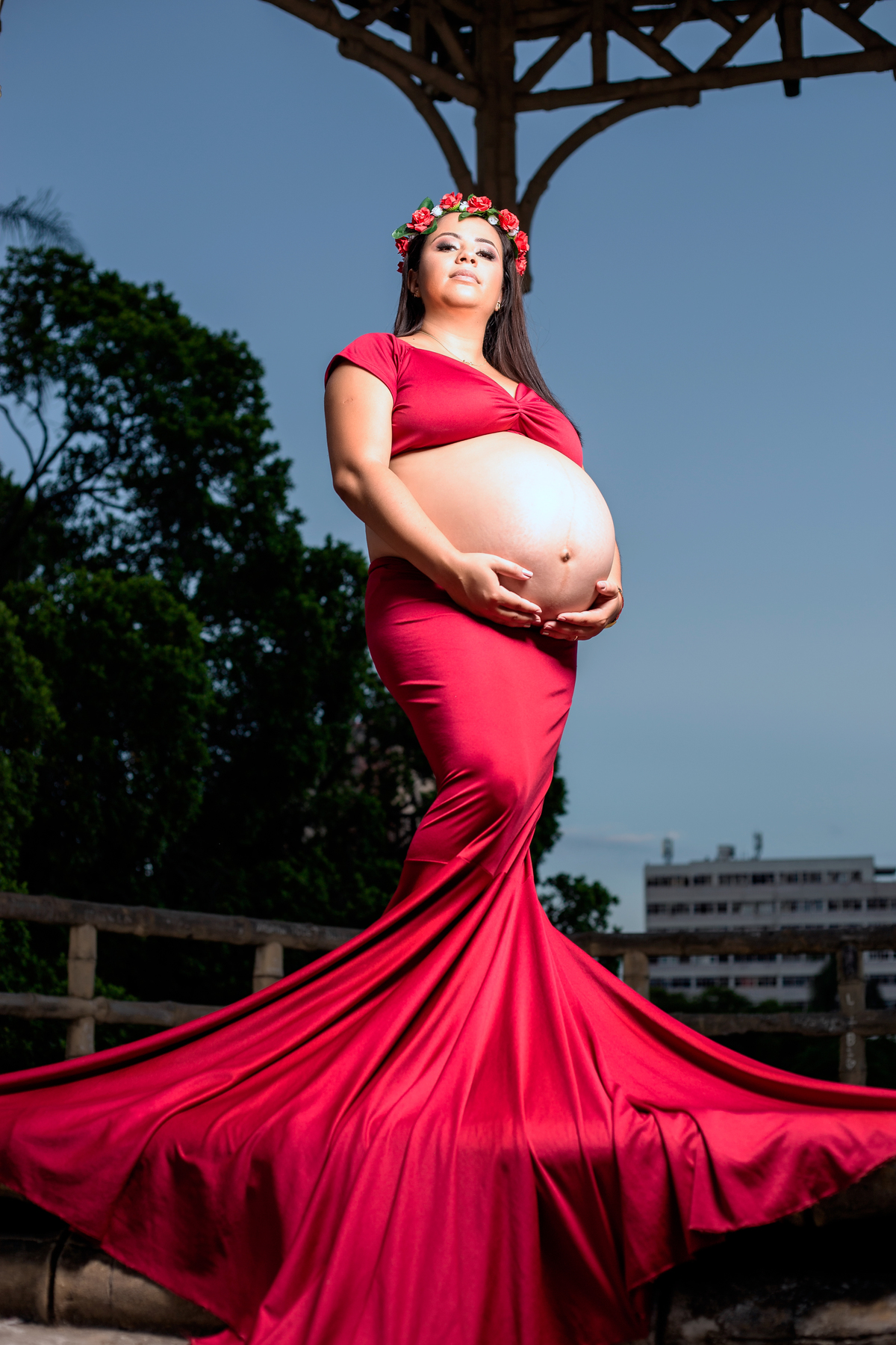 Ensaio de Gestante- Ensaio de gestante Quinta da Boa Vista, RJ - Gestante Aline Melo