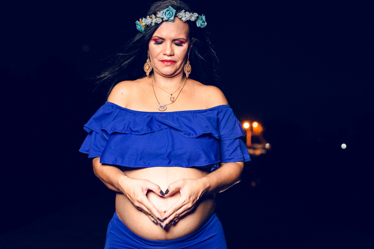 Ensaio de Gestante - Ensaio de Gestante Praia da Brisa, RJ -Gestante Patrícia