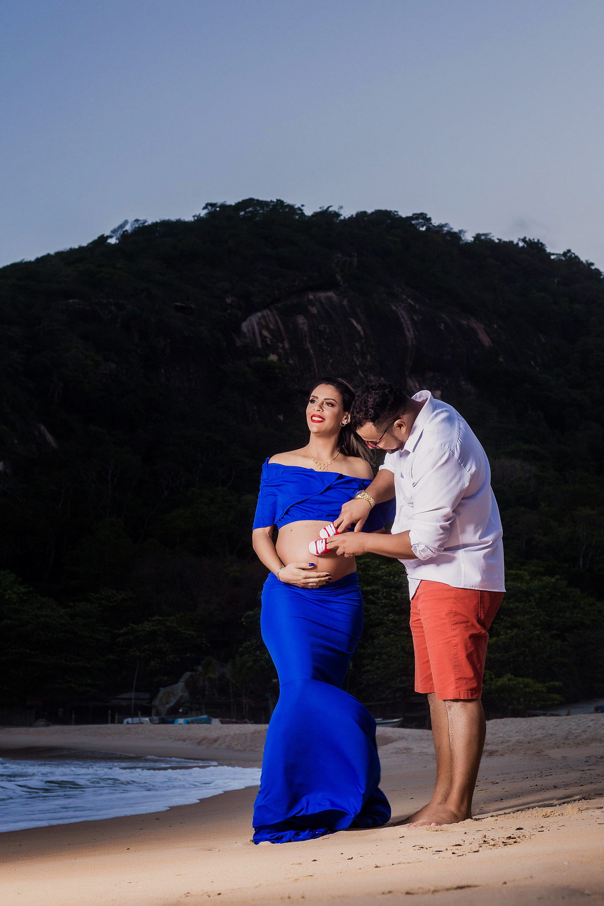 Ensaio de Gestante - Ensaio de Gestante Praia de Grumari, RJ - Gestante Alexandra