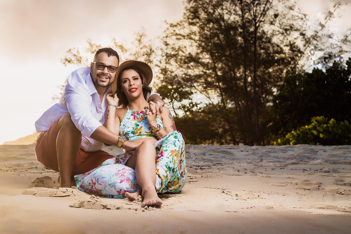 Ensaio de Gestante - Ensaio de Gestante Praia de Grumari, RJ - Gestante Alexandra