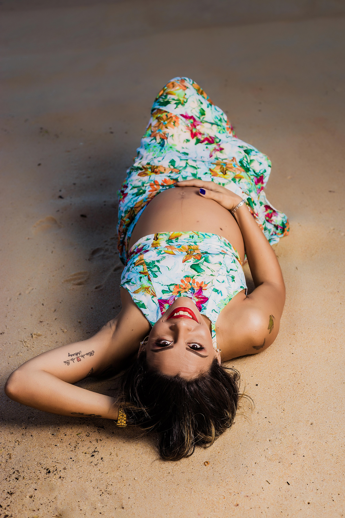 Ensaio de Gestante - Ensaio de Gestante Praia de Grumari, RJ - Gestante Alexandra