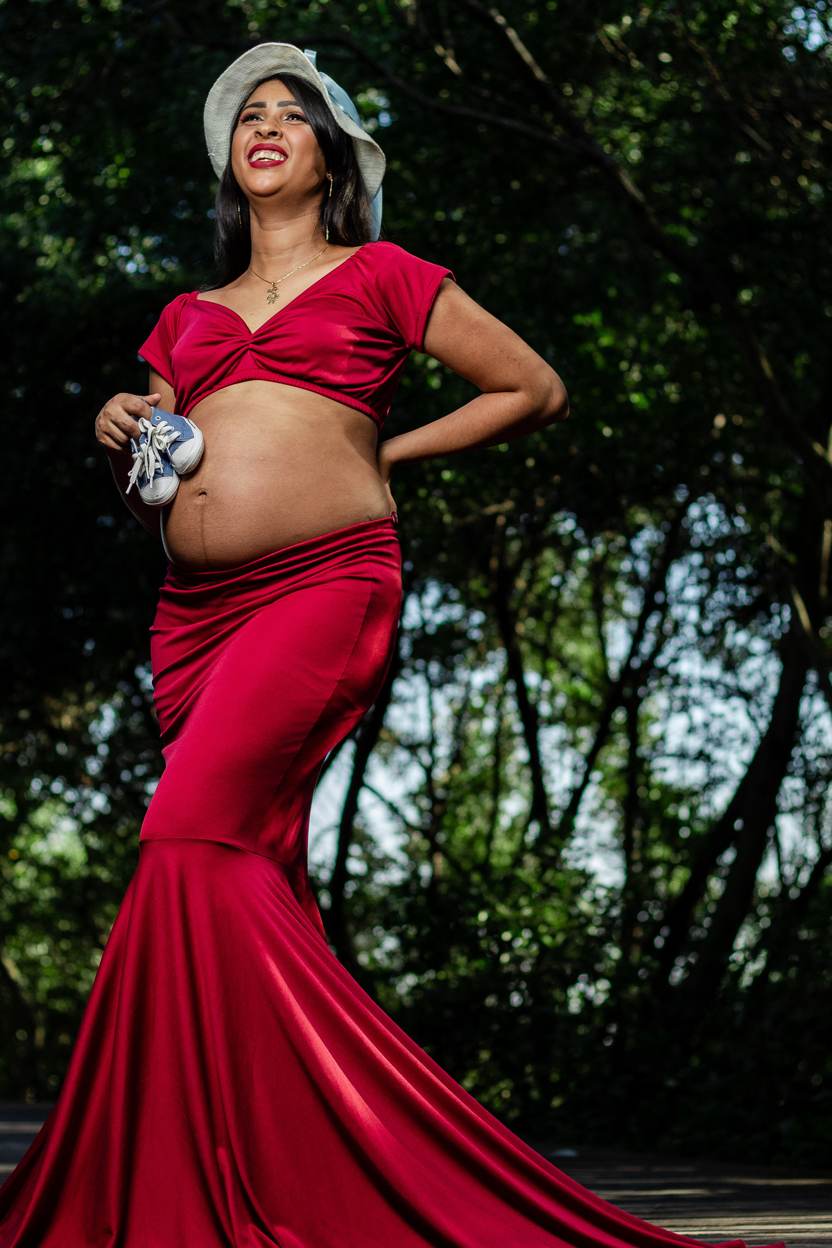 Ensaio de Gestante - Ensaio de Gestante Praia da Brisa, RJ -Gestante Marcela