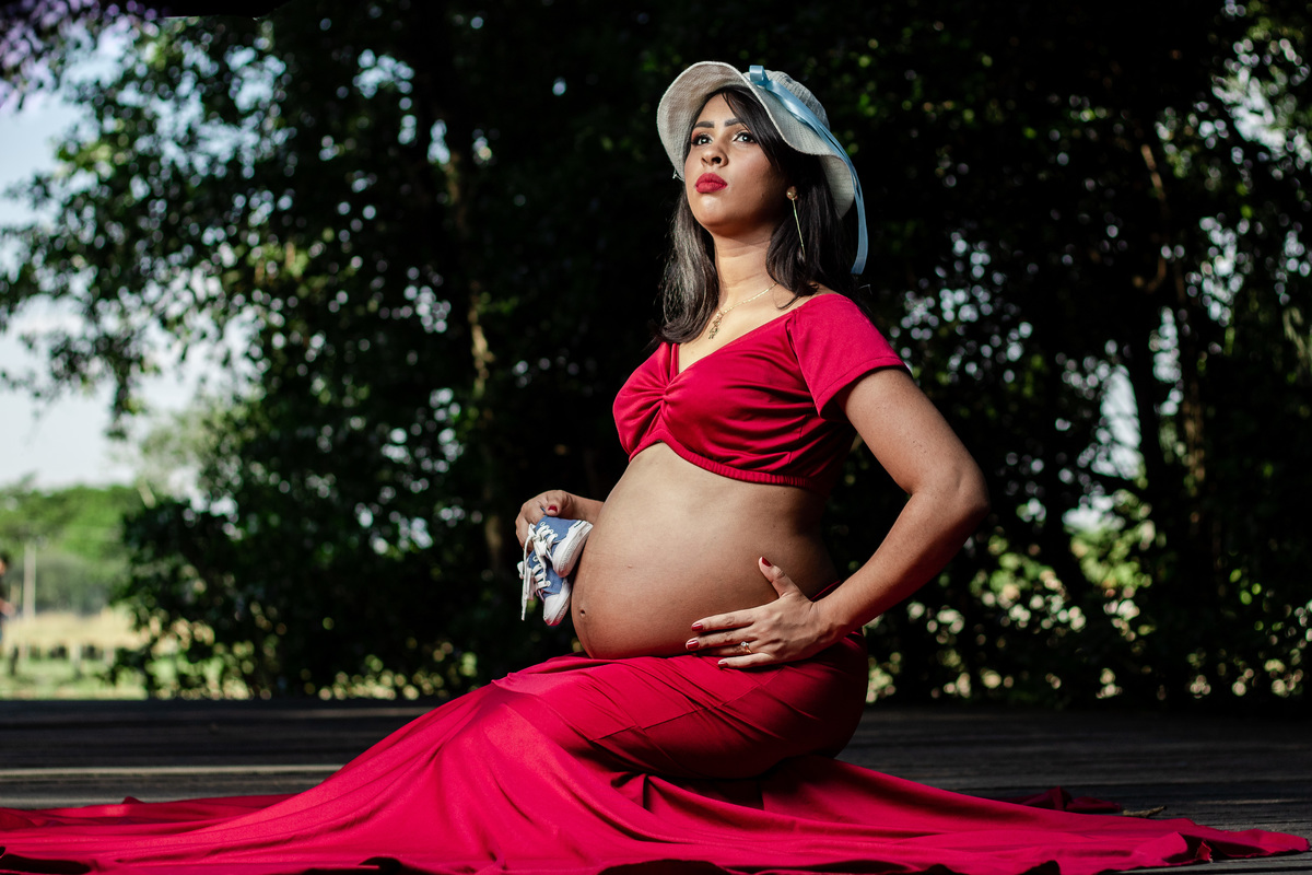 Ensaio de Gestante - Ensaio de Gestante Praia da Brisa, RJ -Gestante Marcela