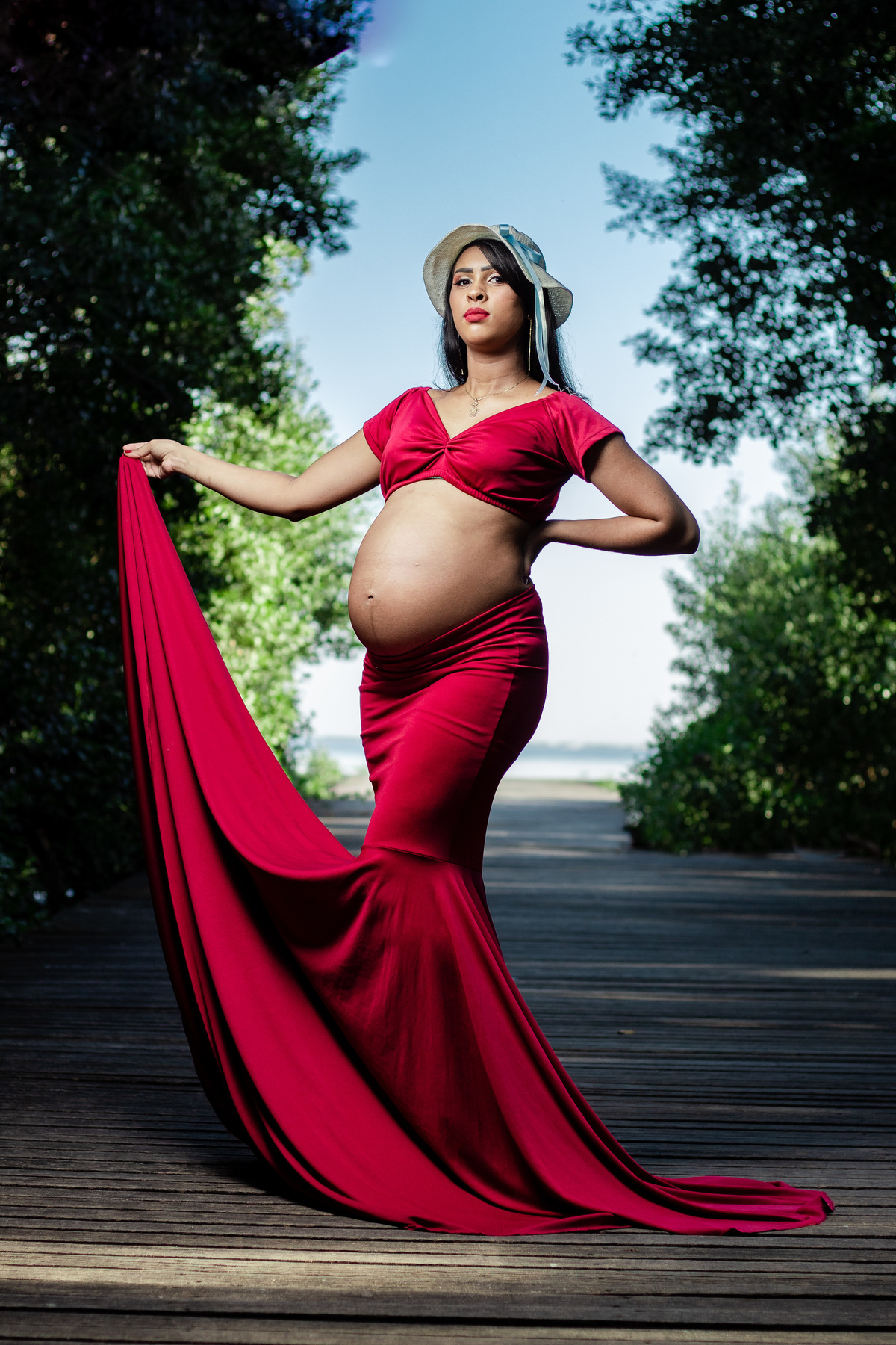 Ensaio de Gestante - Ensaio de Gestante Praia da Brisa, RJ -Gestante Marcela