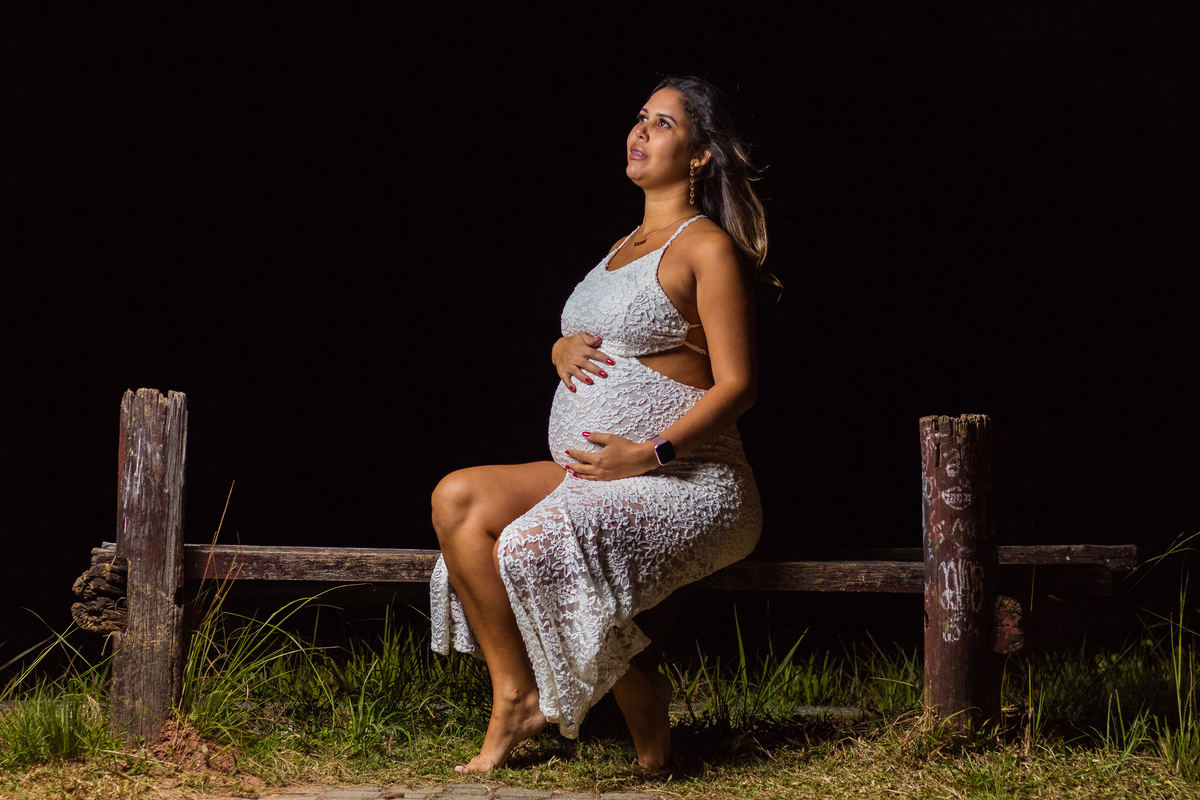 Ensaio de Gestante - Ensaio de Gestante Praia da Brisa, RJ -Gestante Suellen