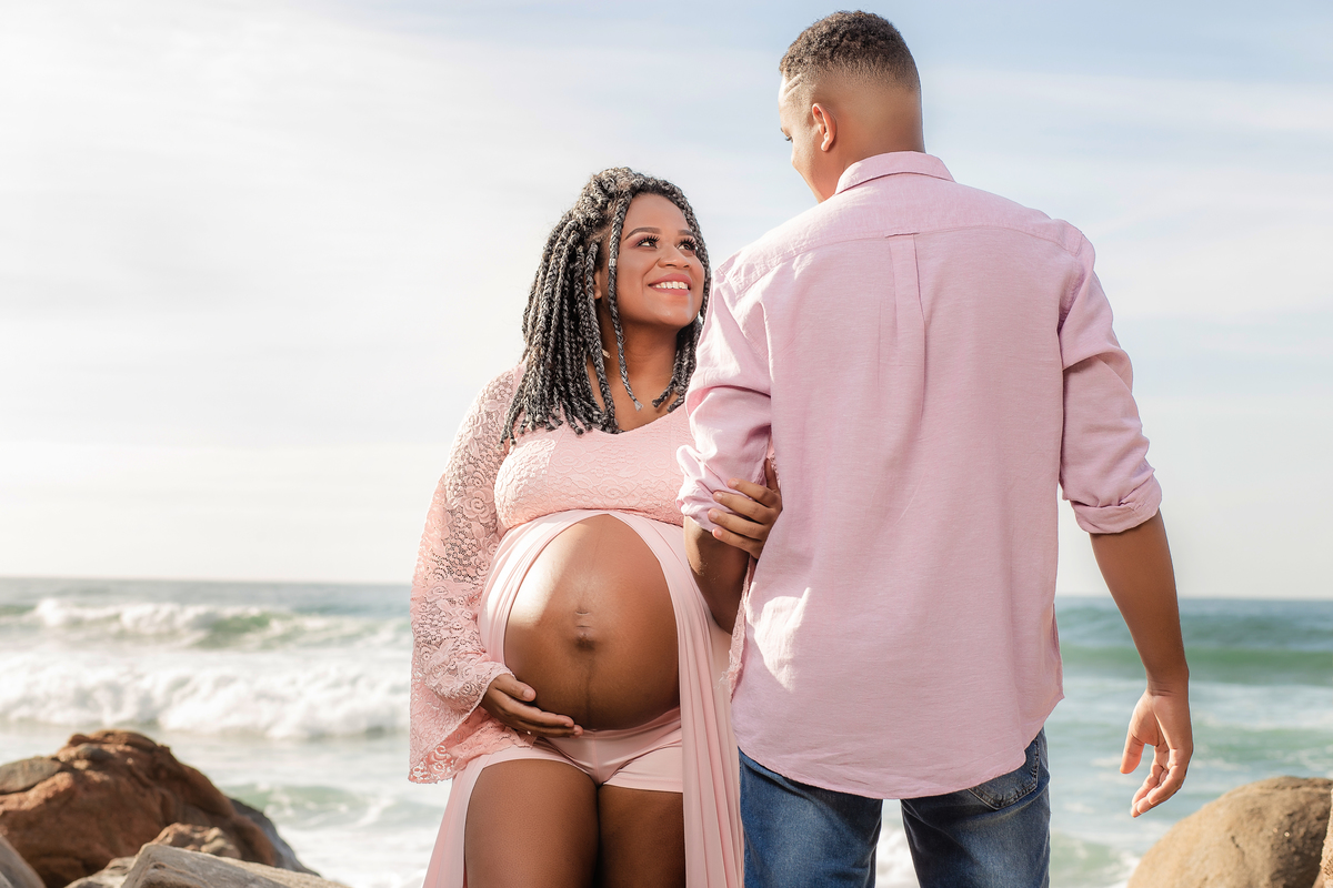 Ensaio de Gestante - Ensaio de Gestante Praia de Grumari, RJ -Gestante Paloma