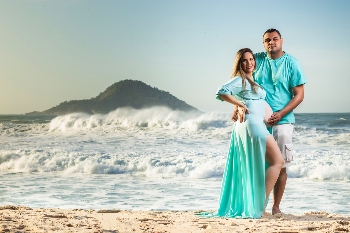 Ensaio de Gestante - Ensaio de Gestante Praia de Grumari, RJ -Gestante Lays