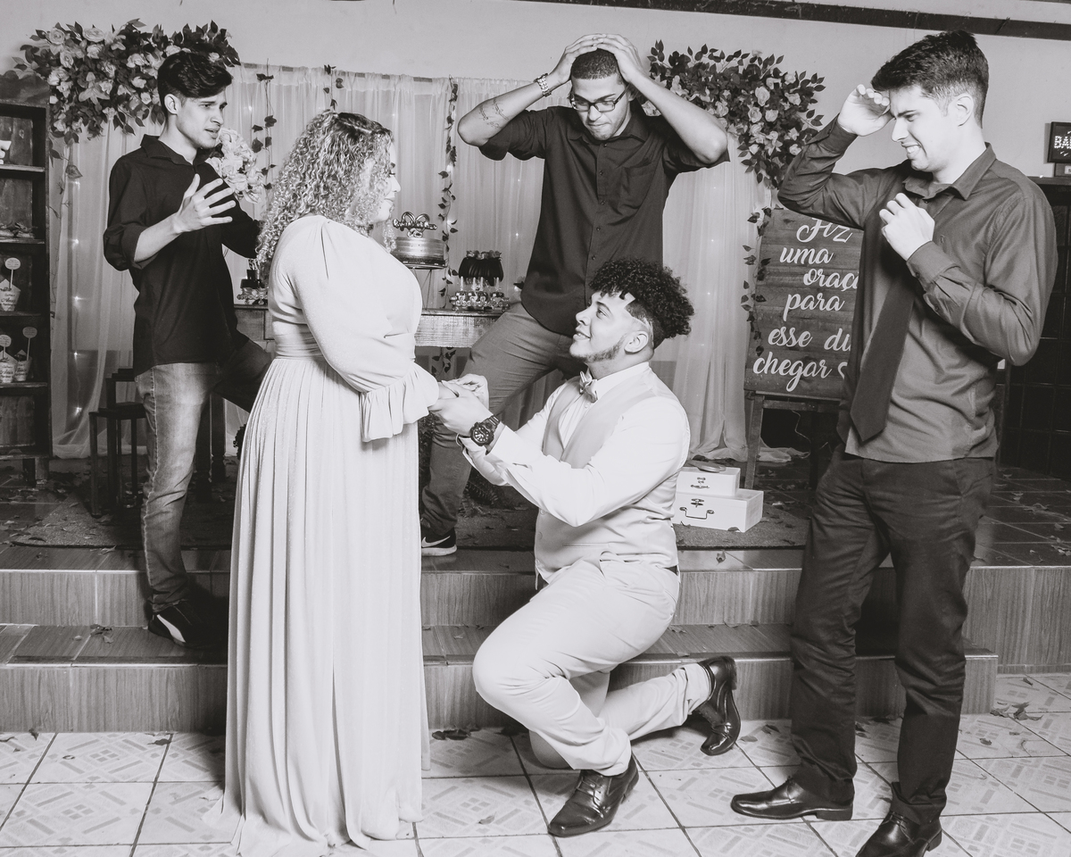 Fotografia de Festa - Noivado Rafael e Millena - Fotografia de noivado