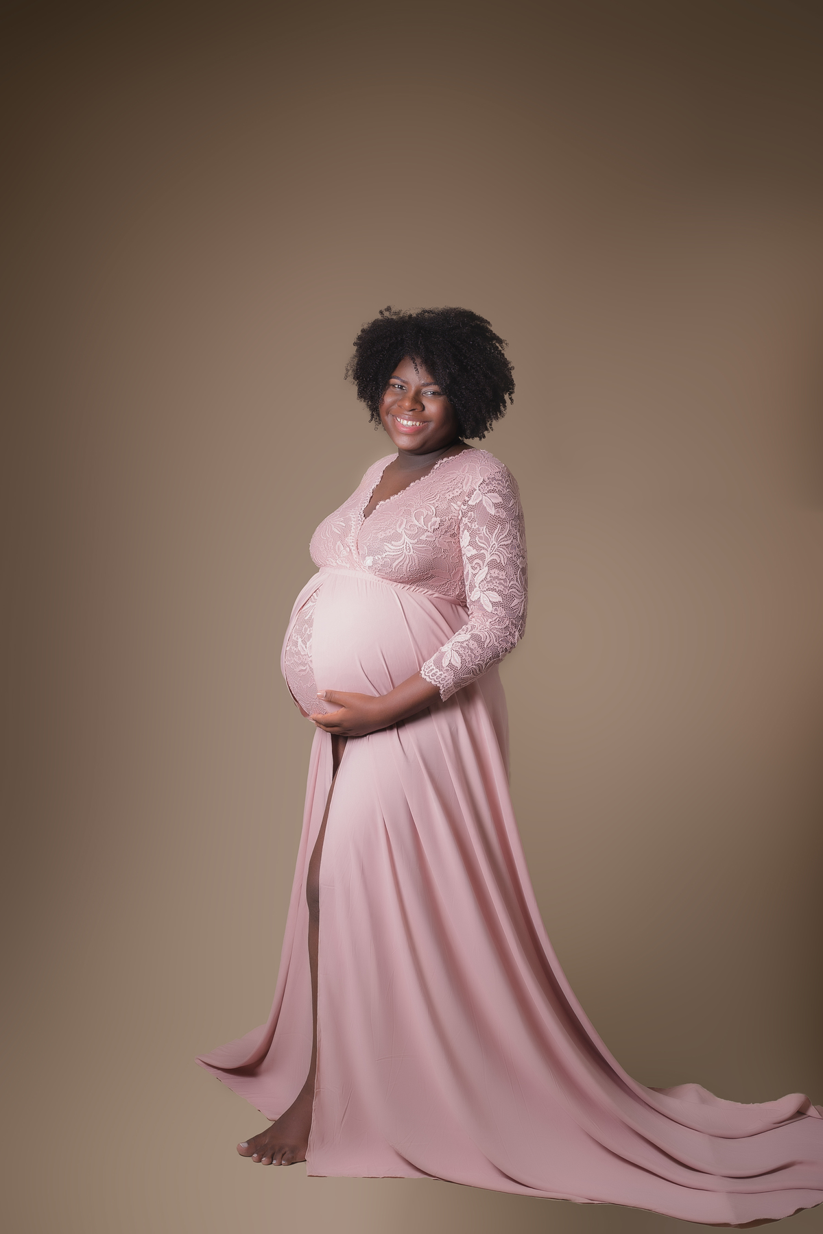 Ensaio de gestante Estúdio - Ensaio da gestante Larissa - Ensaio em estúdio - Ensaio Interno