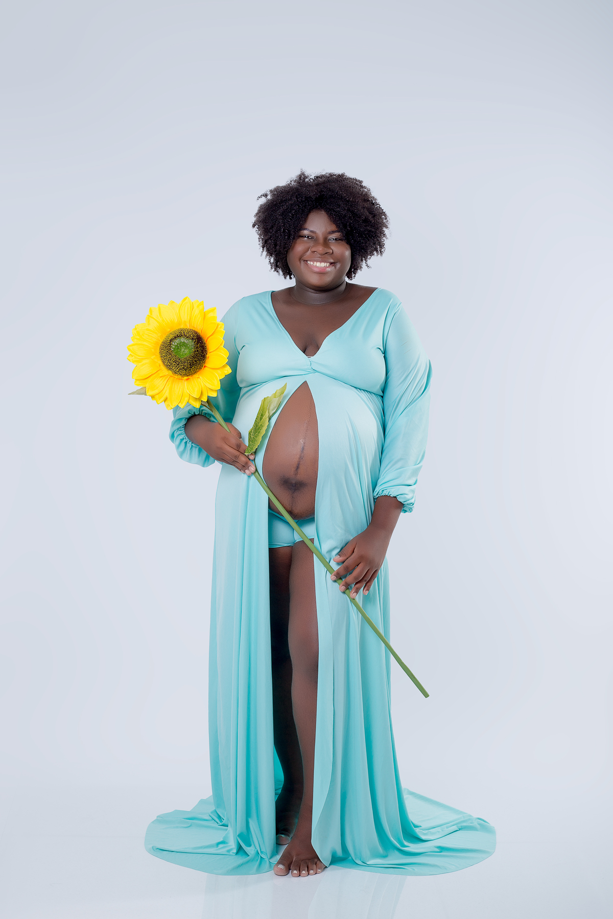 Ensaio de gestante Estúdio - Ensaio da gestante Larissa - Ensaio em estúdio - Ensaio Interno