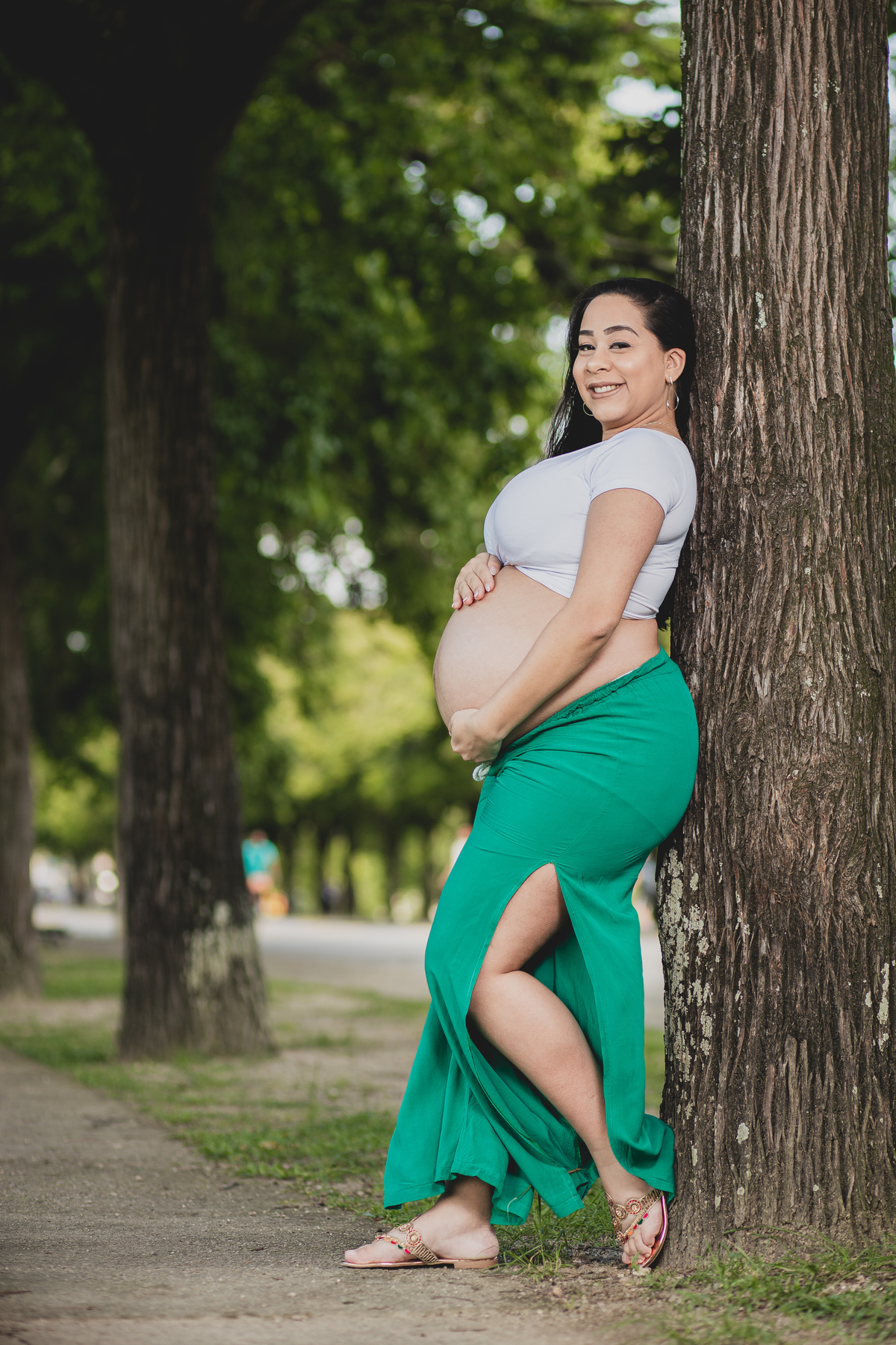 Ensaio de Gestante - Ensaio de Gestante Quinta da Boa Vista, RJ - Gestante Janaínna