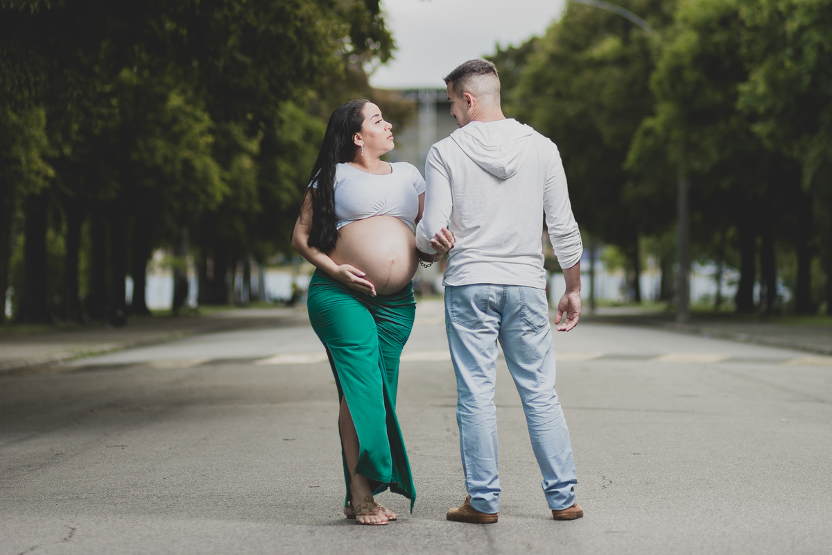 Ensaio de Gestante - Ensaio de Gestante Quinta da Boa Vista, RJ - Gestante Janaínna