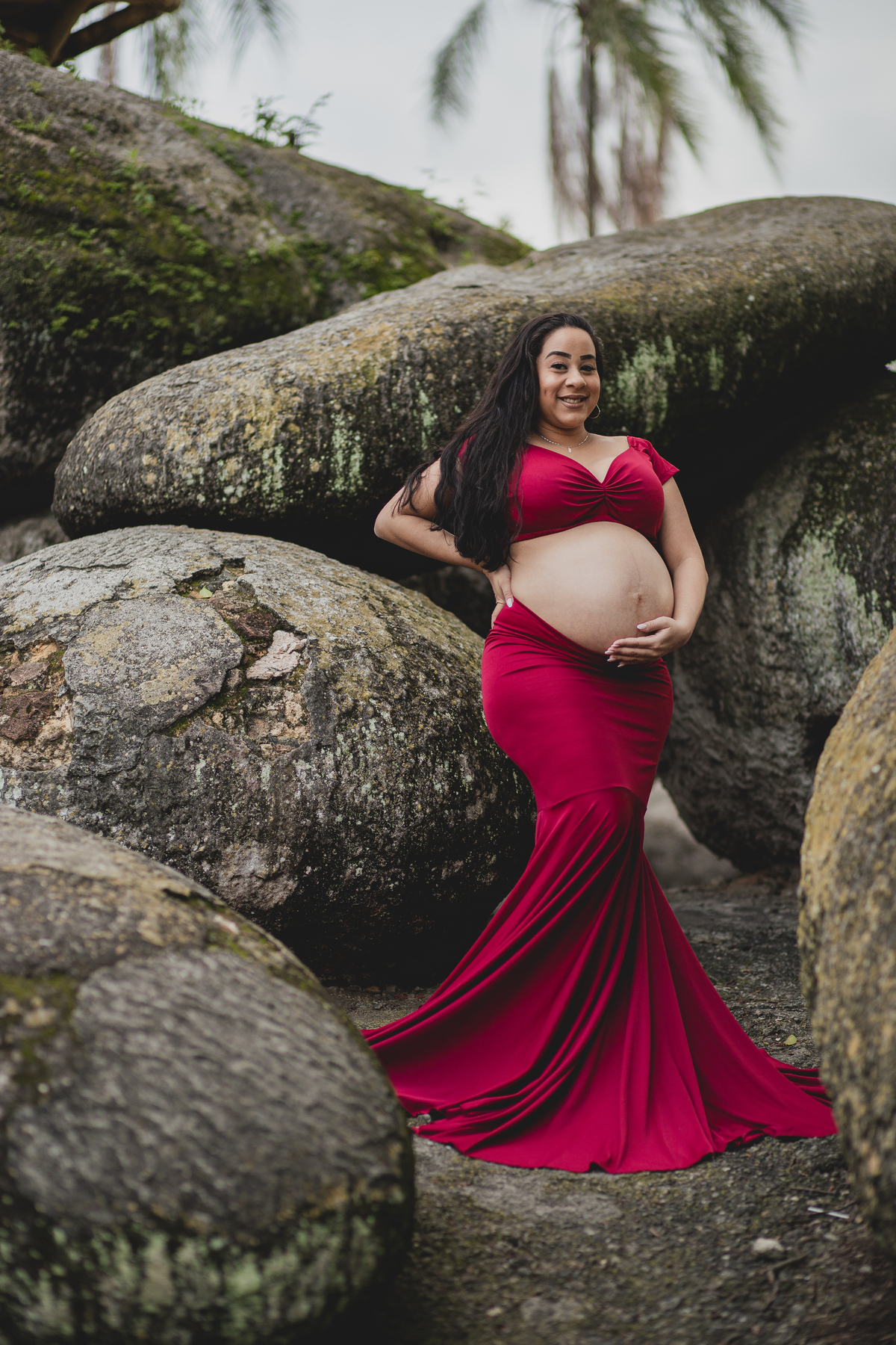 Ensaio de Gestante - Ensaio de Gestante Quinta da Boa Vista, RJ - Gestante Janaínna