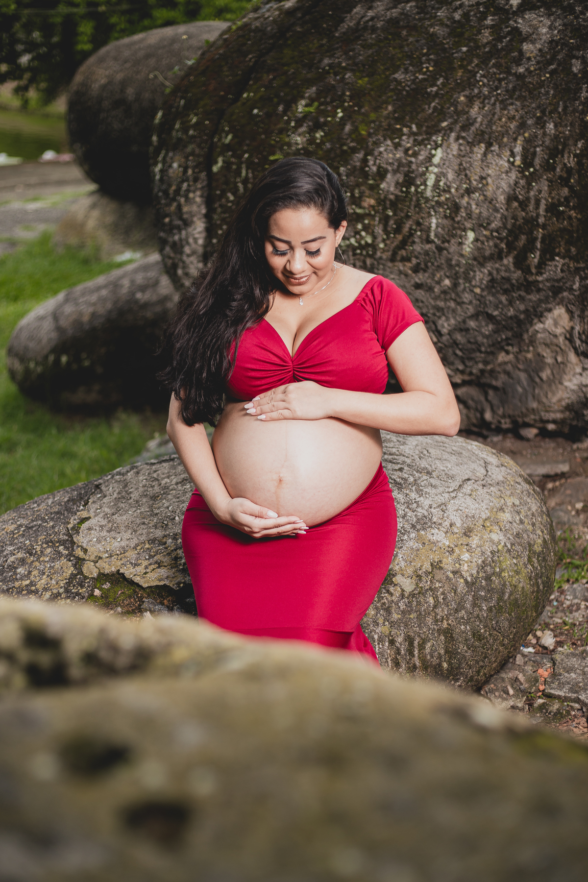 Ensaio de Gestante - Ensaio de Gestante Quinta da Boa Vista, RJ - Gestante Janaínna