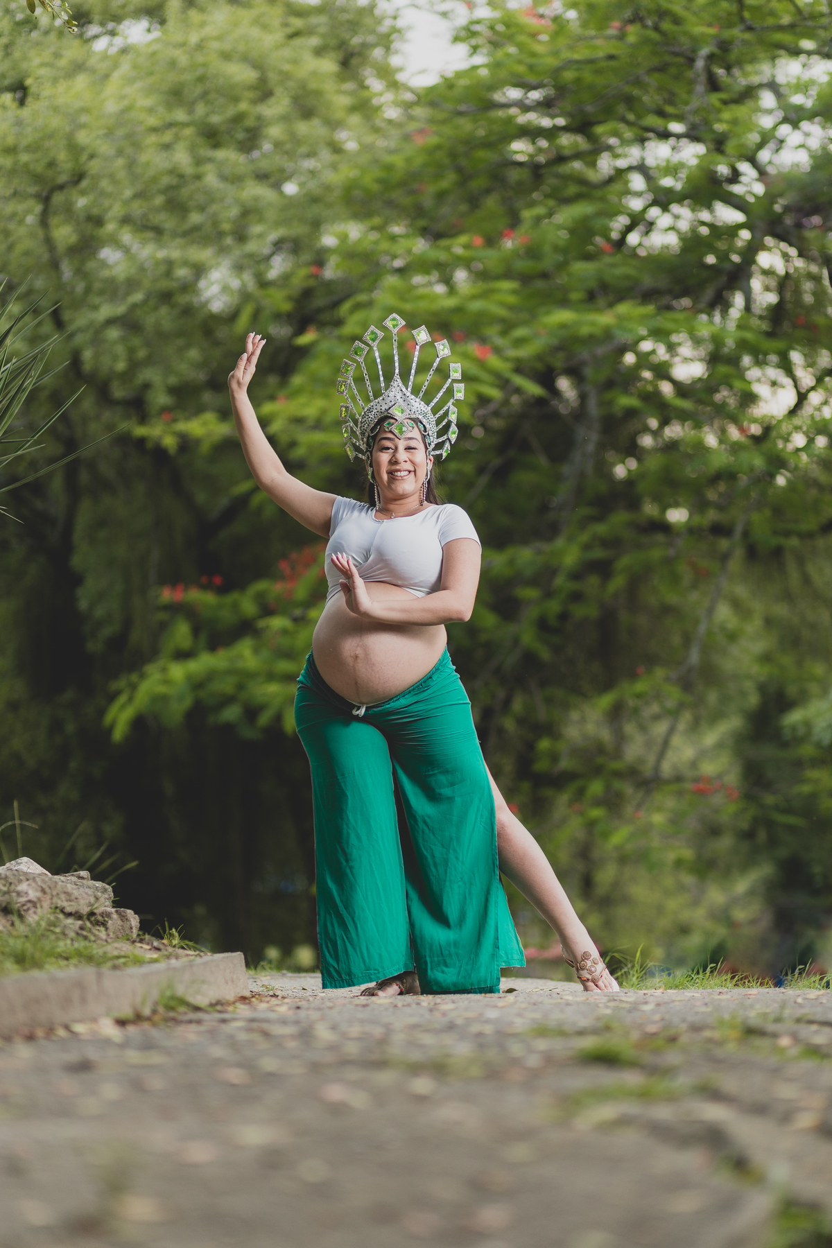 Ensaio de Gestante - Ensaio de Gestante Quinta da Boa Vista, RJ - Gestante Janaínna