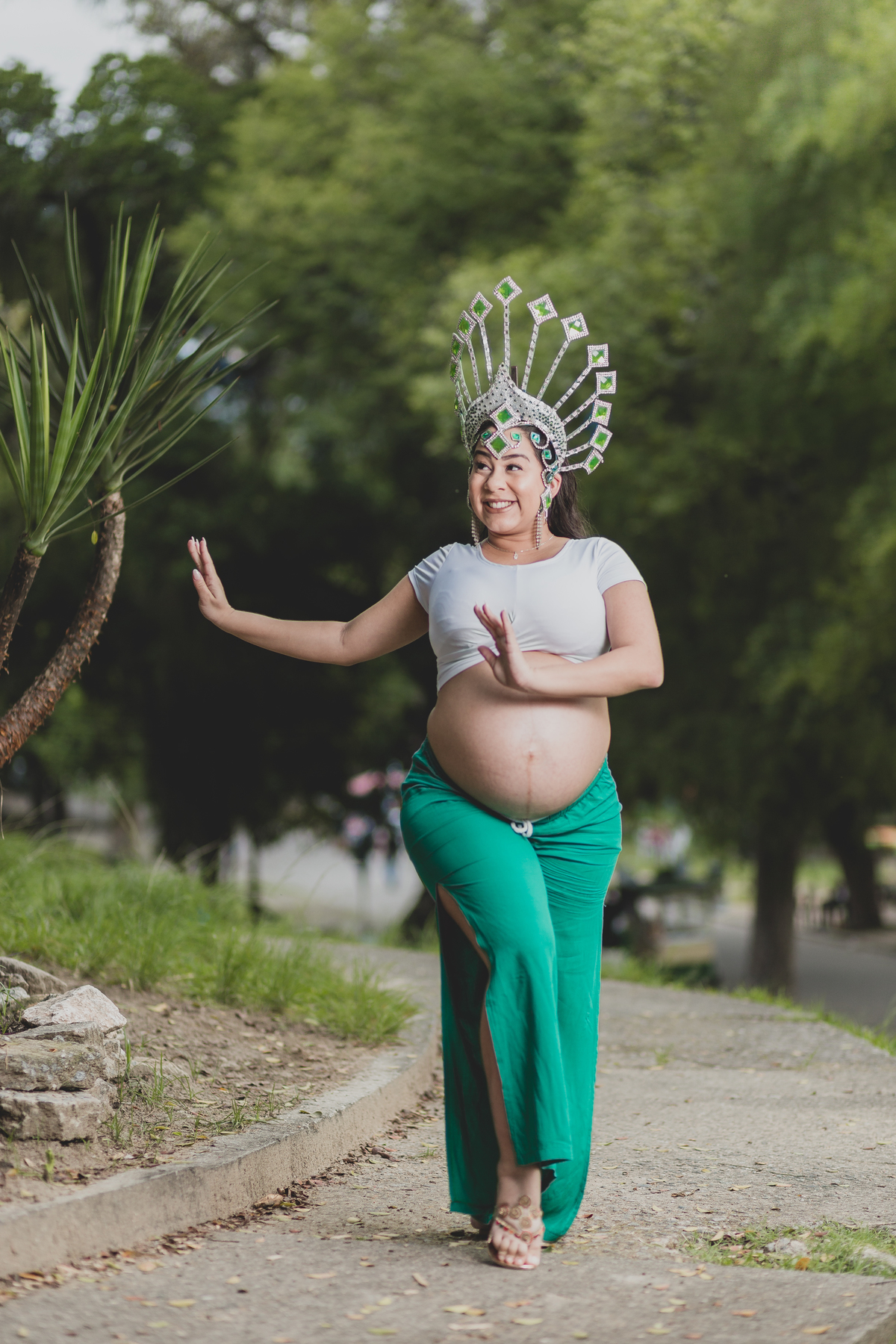 Ensaio de Gestante - Ensaio de Gestante Quinta da Boa Vista, RJ - Gestante Janaínna