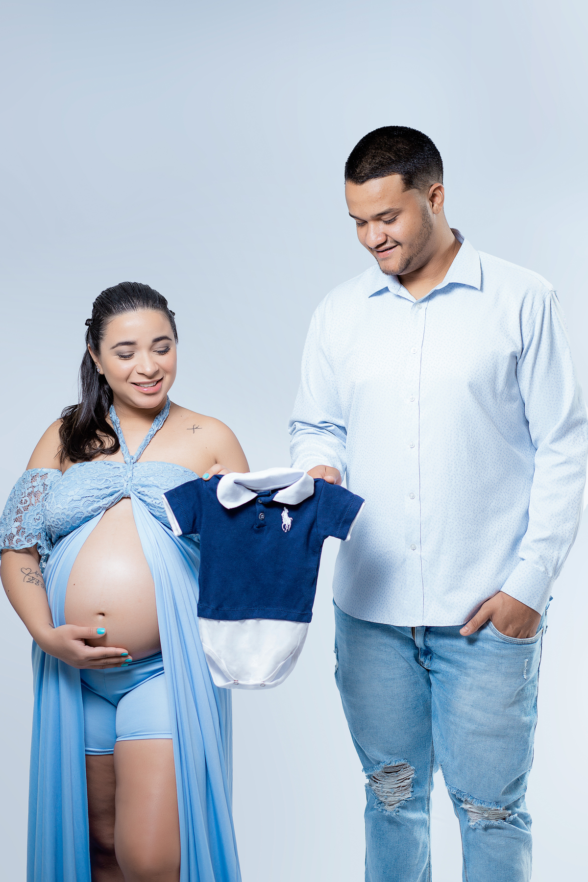 Ensaio Gestante Estúdio - Gestante Rebeca