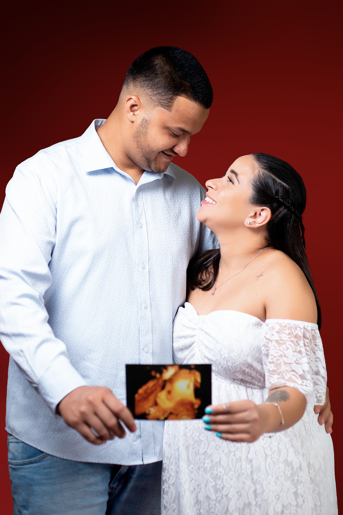 Ensaio Gestante Estúdio - Gestante Rebeca