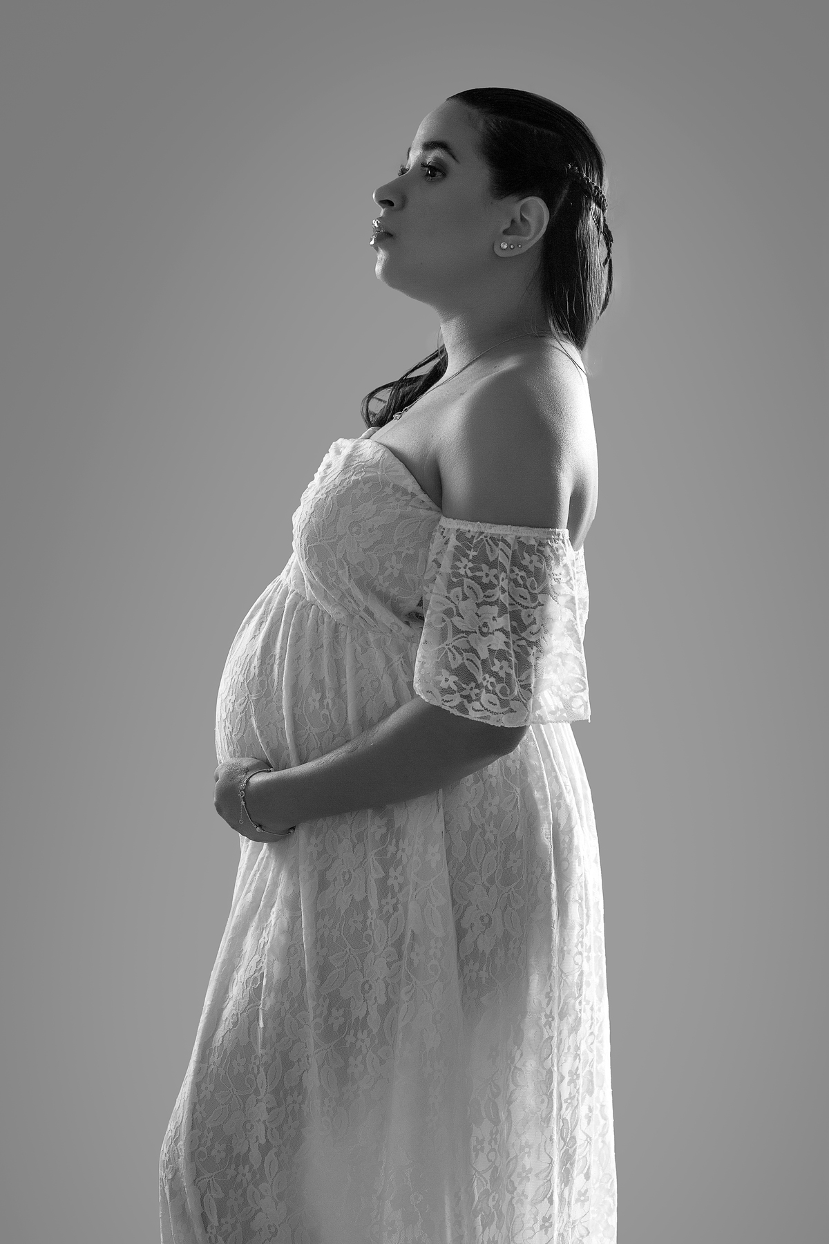 Ensaio Gestante Estúdio - Gestante Rebeca