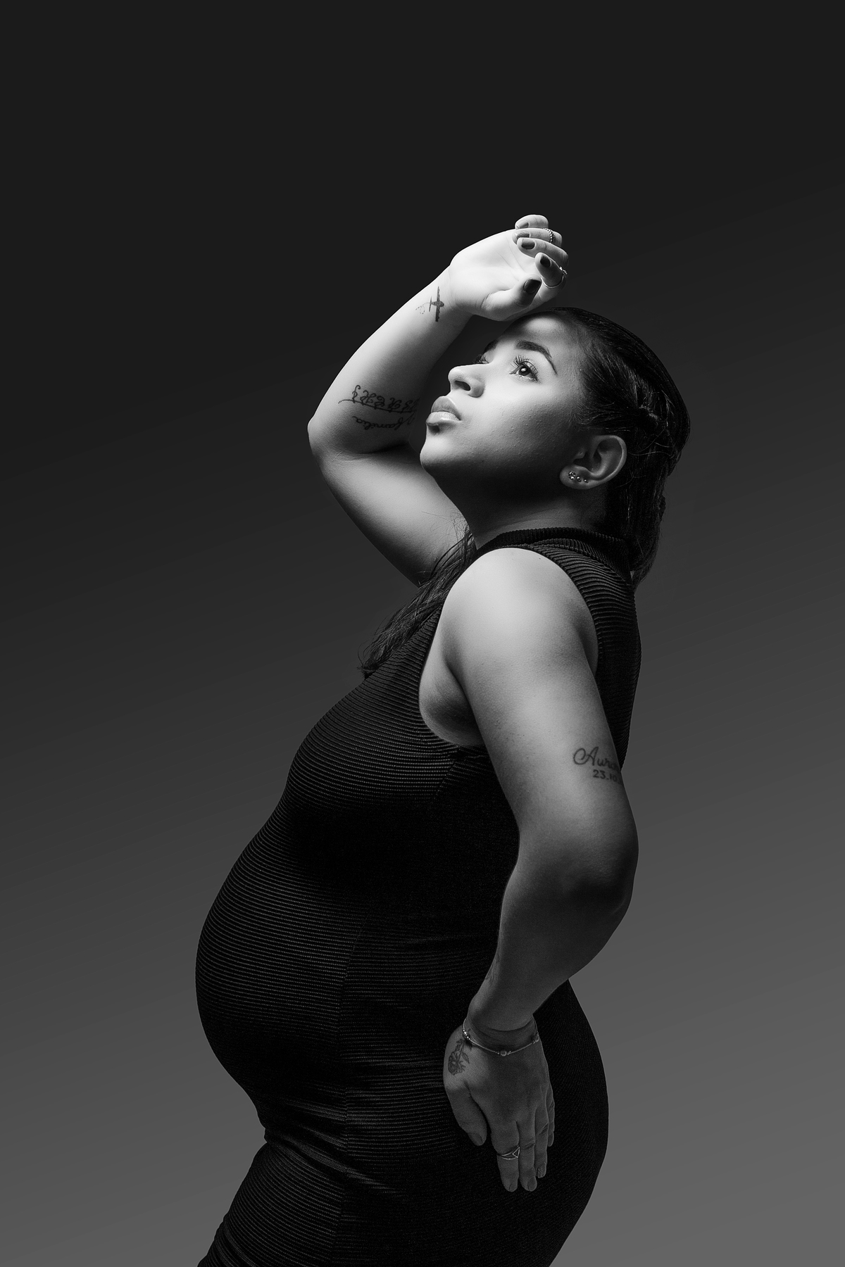 Ensaio Gestante Estúdio - Gestante Rebeca