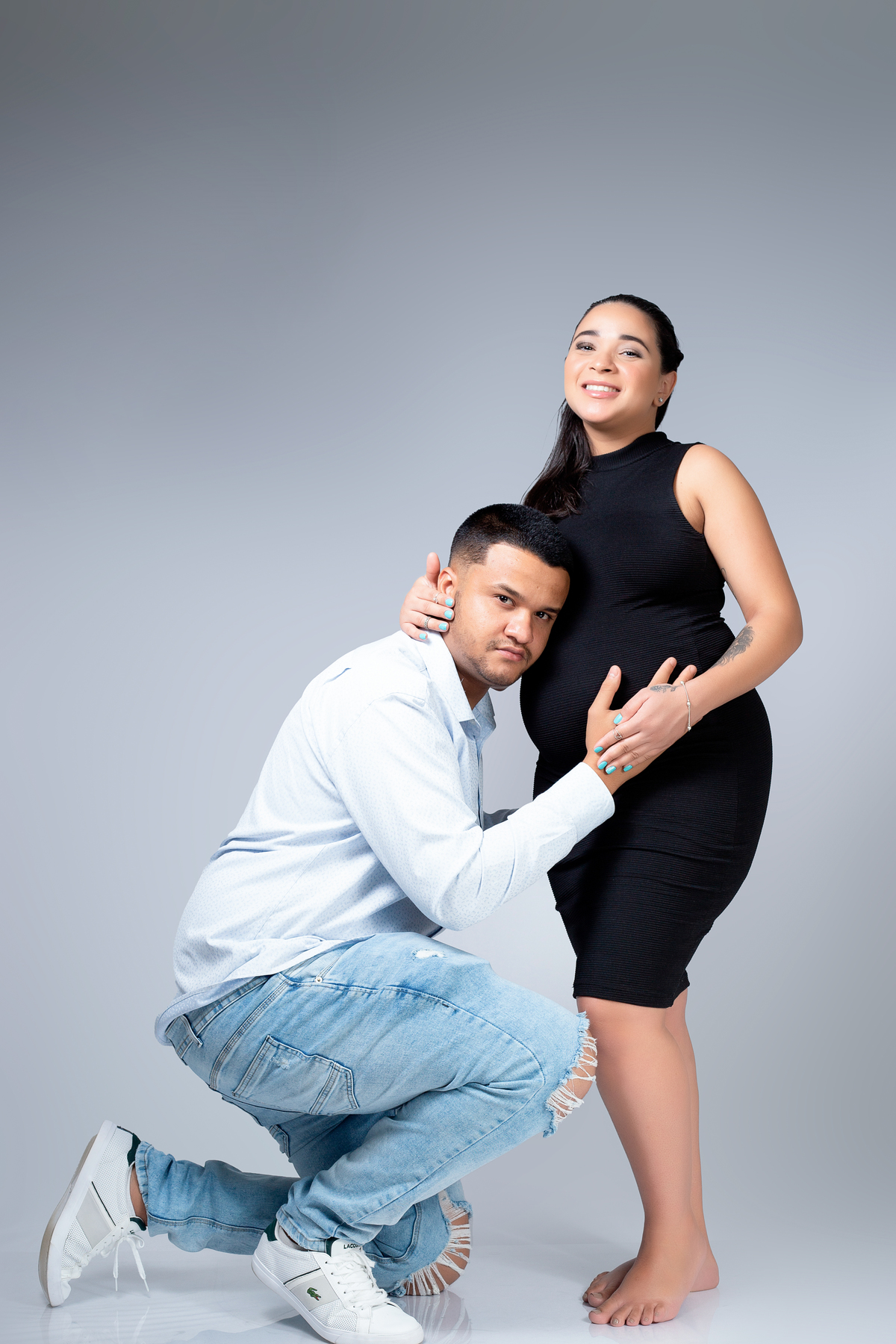 Ensaio Gestante Estúdio - Gestante Rebeca