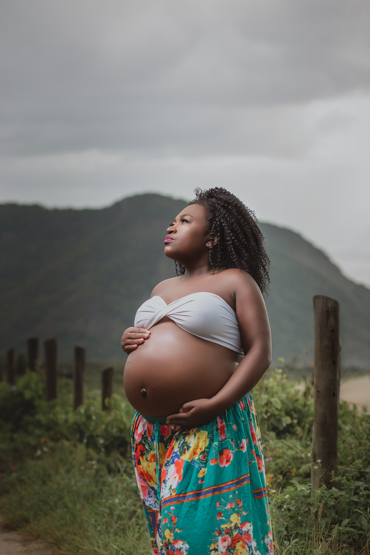Ensaio de Gestante - Ensaio de Gestante Praia de Grumari, RJ -Gestante Mariana