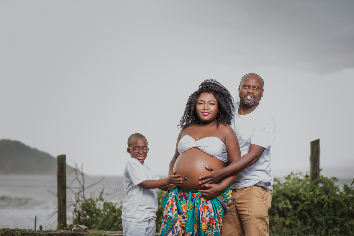 Ensaio de Gestante - Ensaio de Gestante Praia de Grumari, RJ -Gestante Mariana