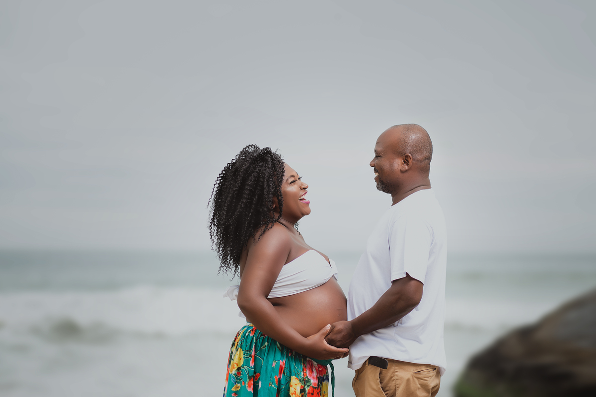 Ensaio de Gestante - Ensaio de Gestante Praia de Grumari, RJ -Gestante Mariana
