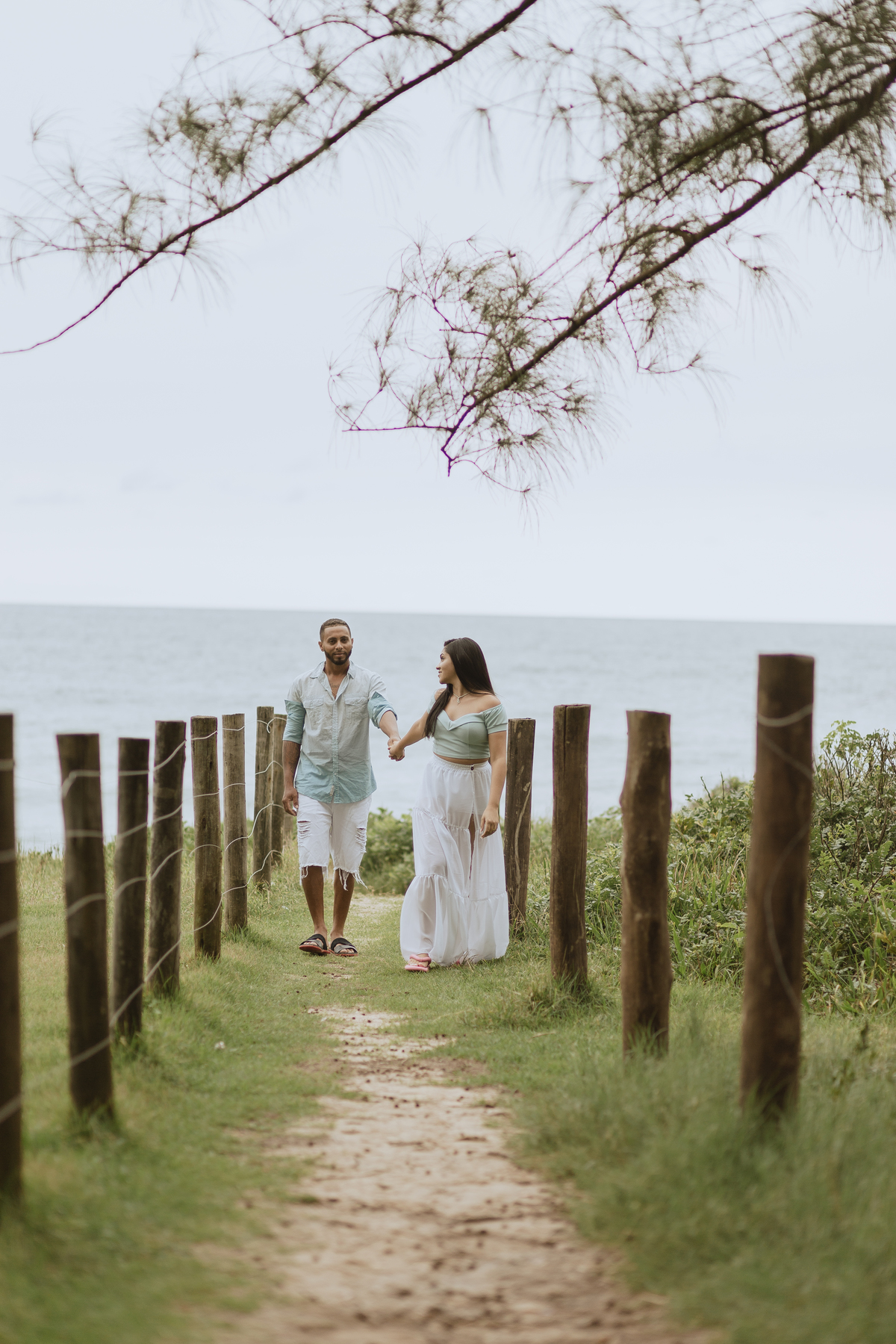 Ensaio de Casal - Ensaio pós casamento - Ensaio na Praia de Grumari - Ensaio Cintia e Robson